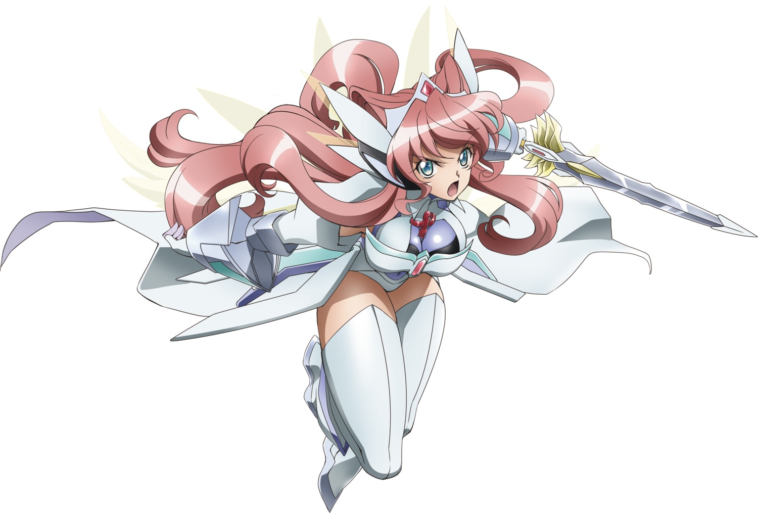 maria_cadenzavuna_eve, senki_zesshou_symphogear, sword, tagme, thighhighs