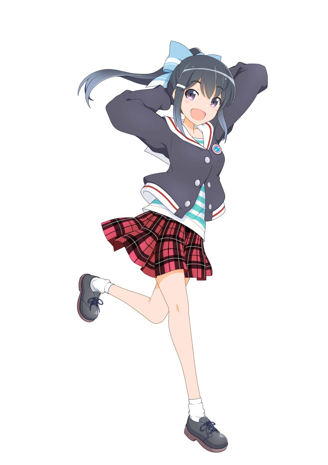 baton=relay, hinata_hasumi, seifuku, tagme