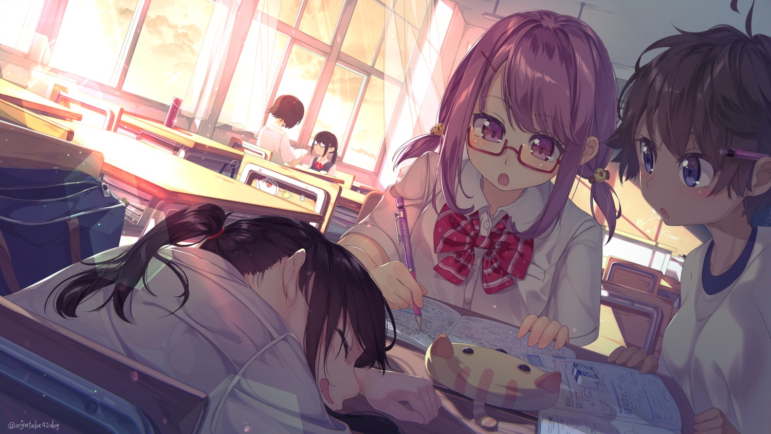 ayataka, gym_uniform, megane, seifuku