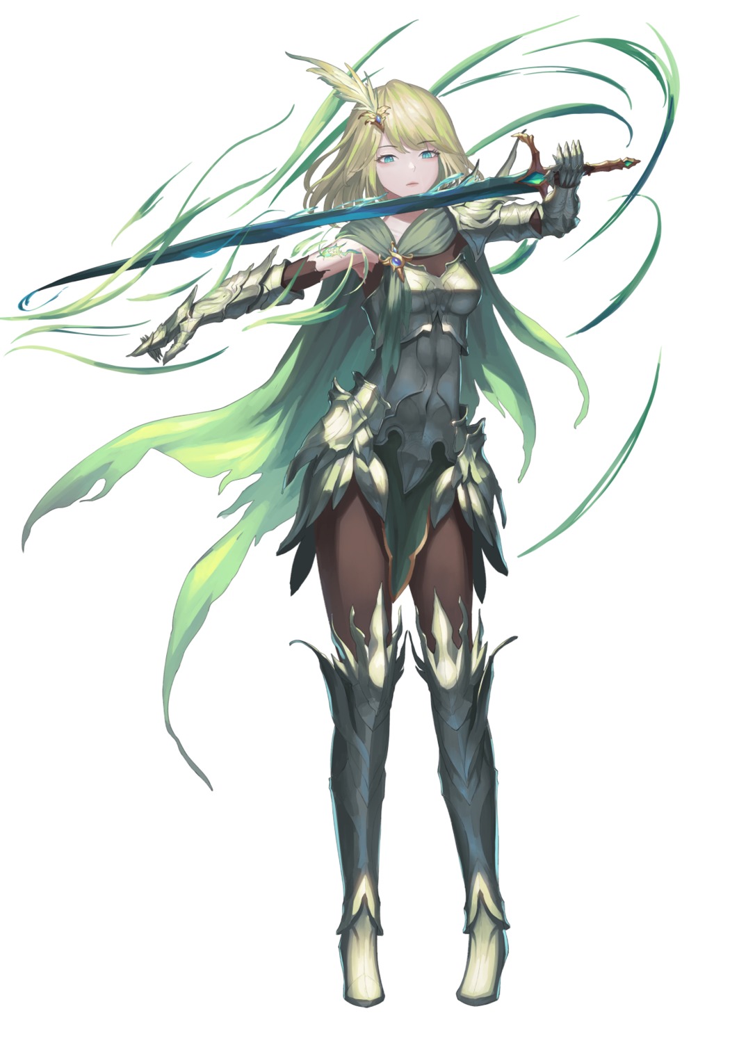 armor, pantyhose, rinmmo, sword