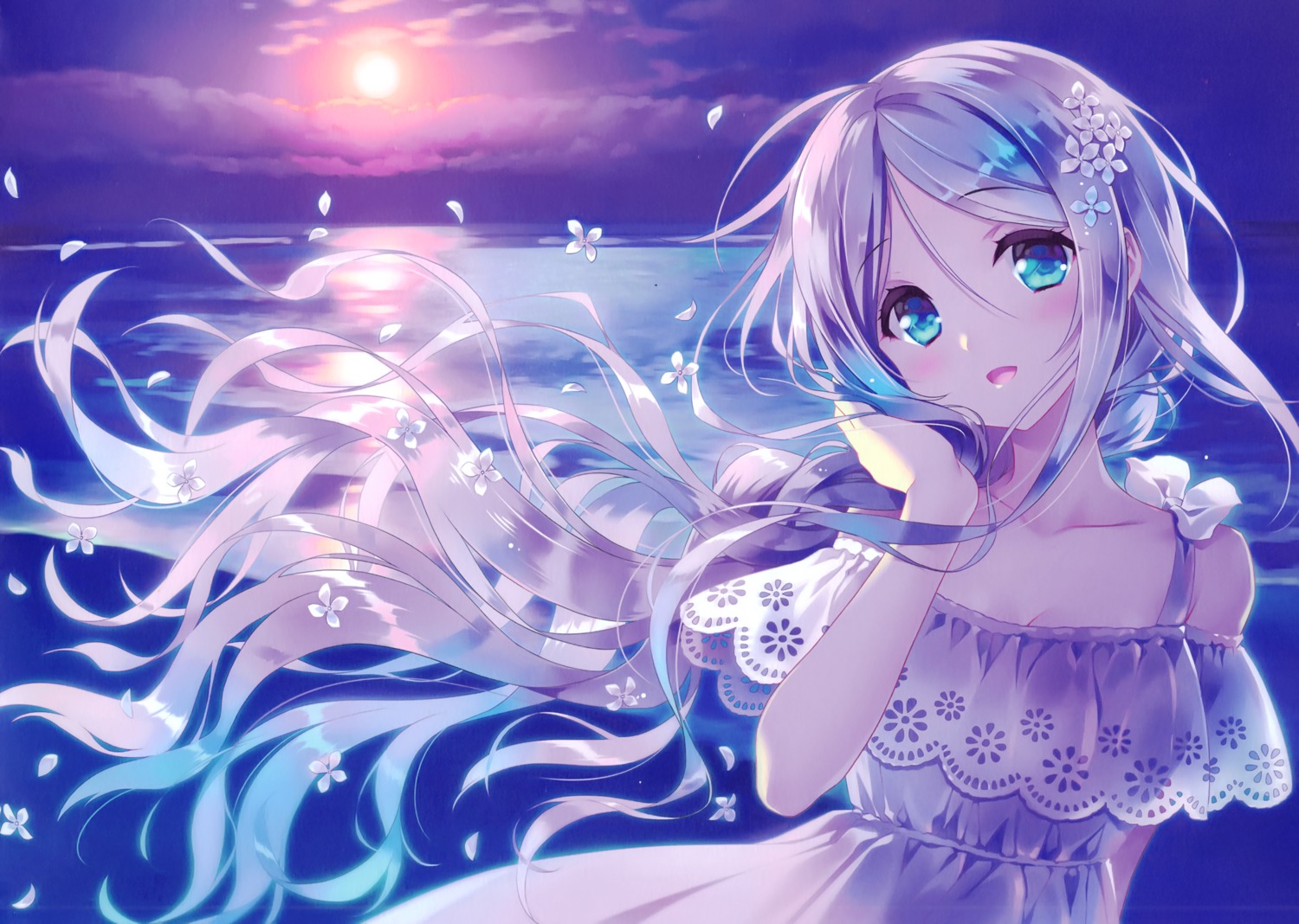 carnelian, dress, kantai_collection, summer_dress, umikaze_(kancolle)
