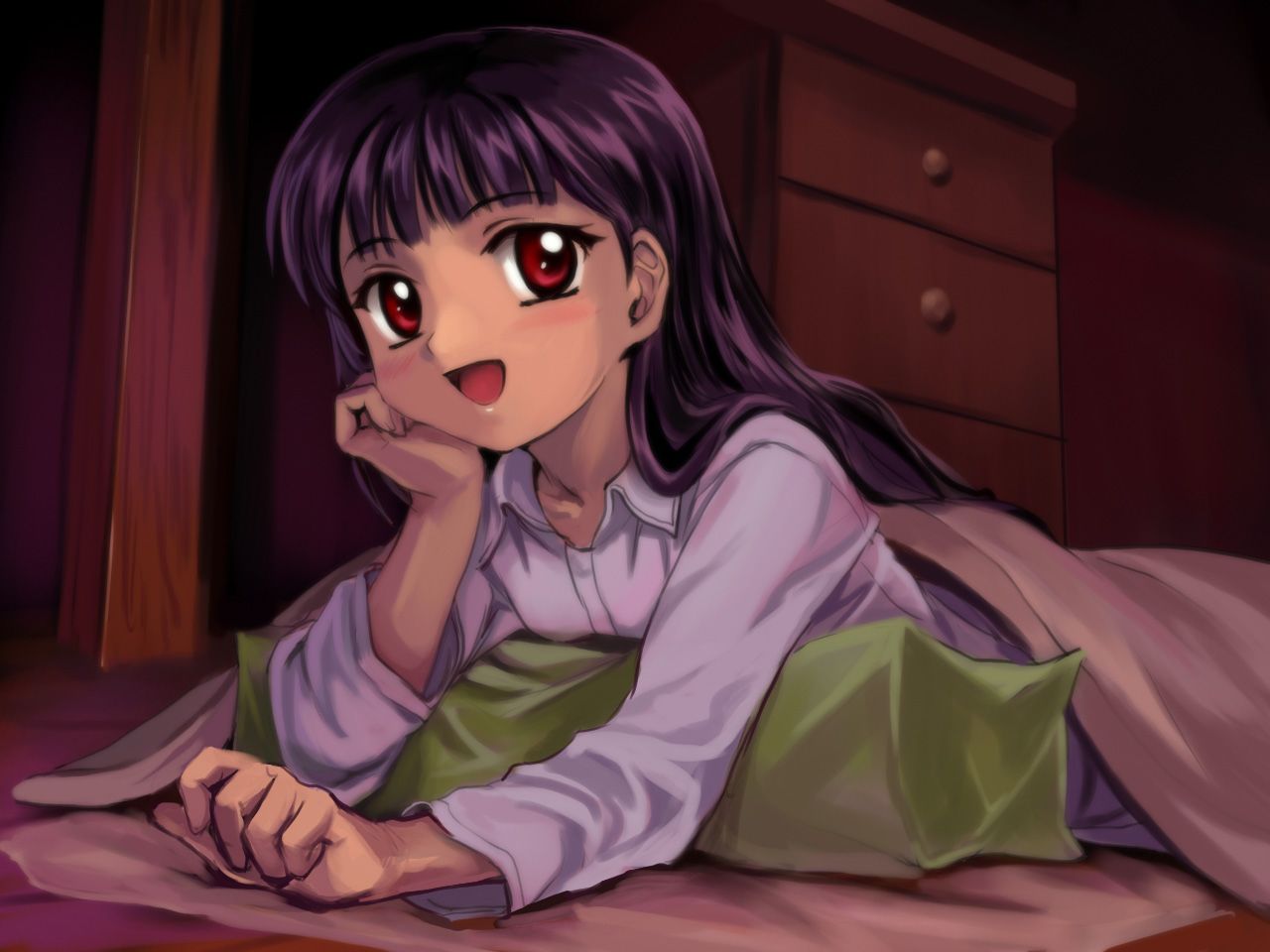 card_captor_sakura, li_meiling, moonknives, pajama, wallpaper