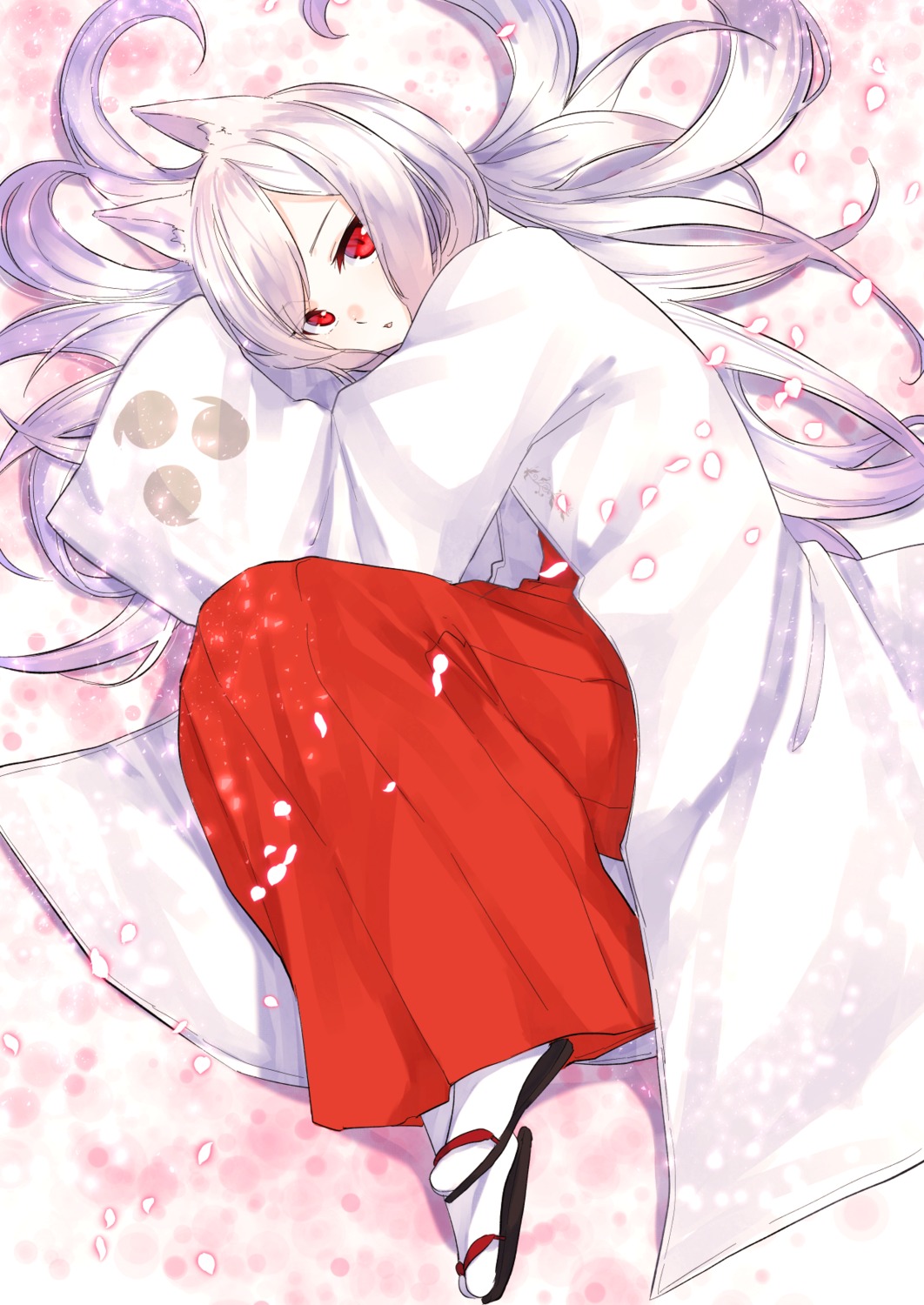 animal_ears, miko, yuki_arare