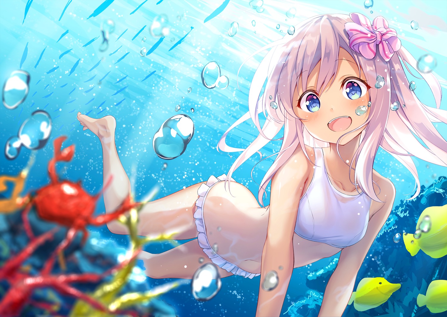 amane_mafuyu_(artist), bikini, kantai_collection, ro-500, swimsuits, tan_lines