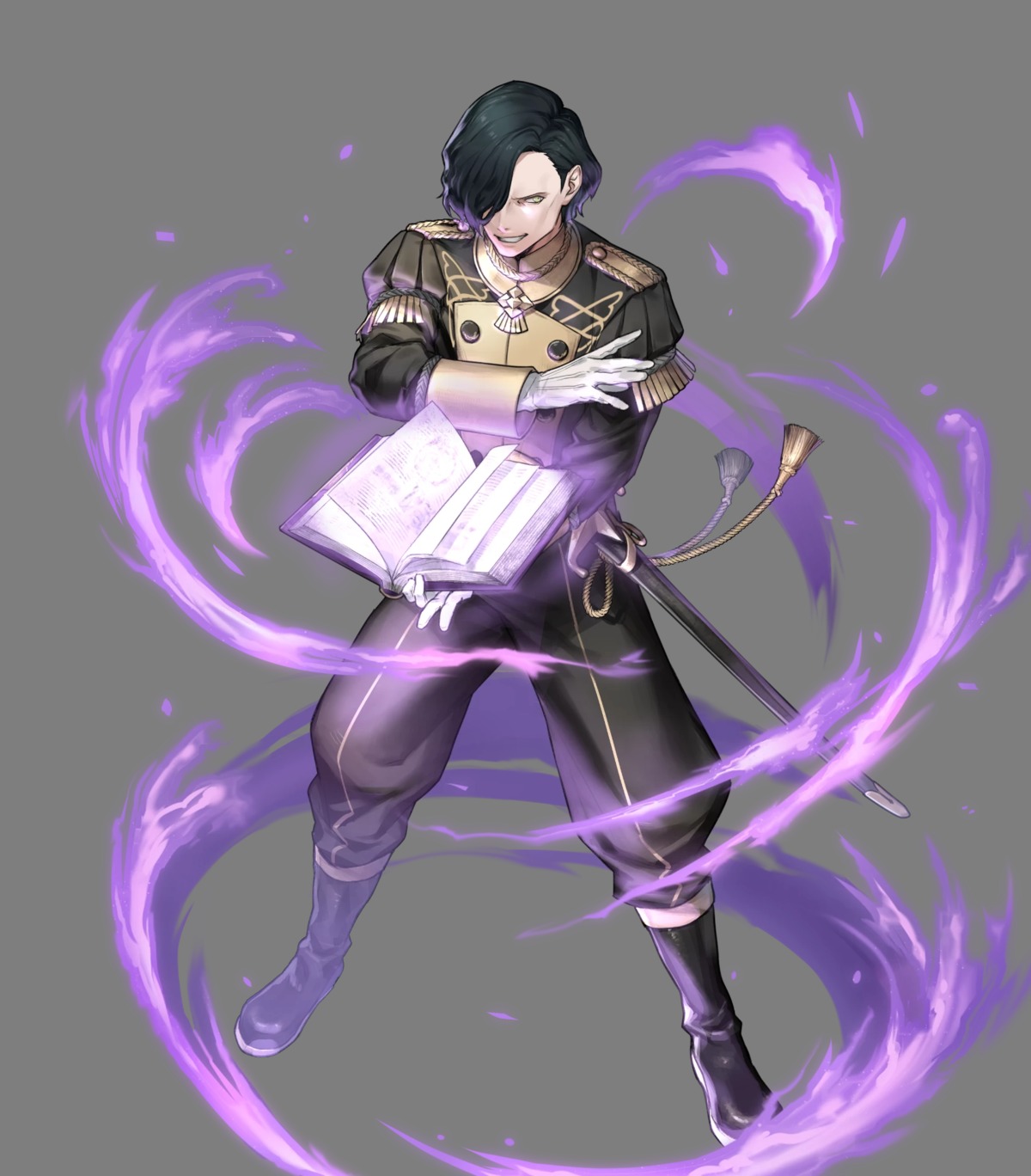 fire_emblem, fire_emblem_heroes, fire_emblem_three_houses, hubert_(fire_emblem), nintendo, penekor, sword, transparent_png, uniform