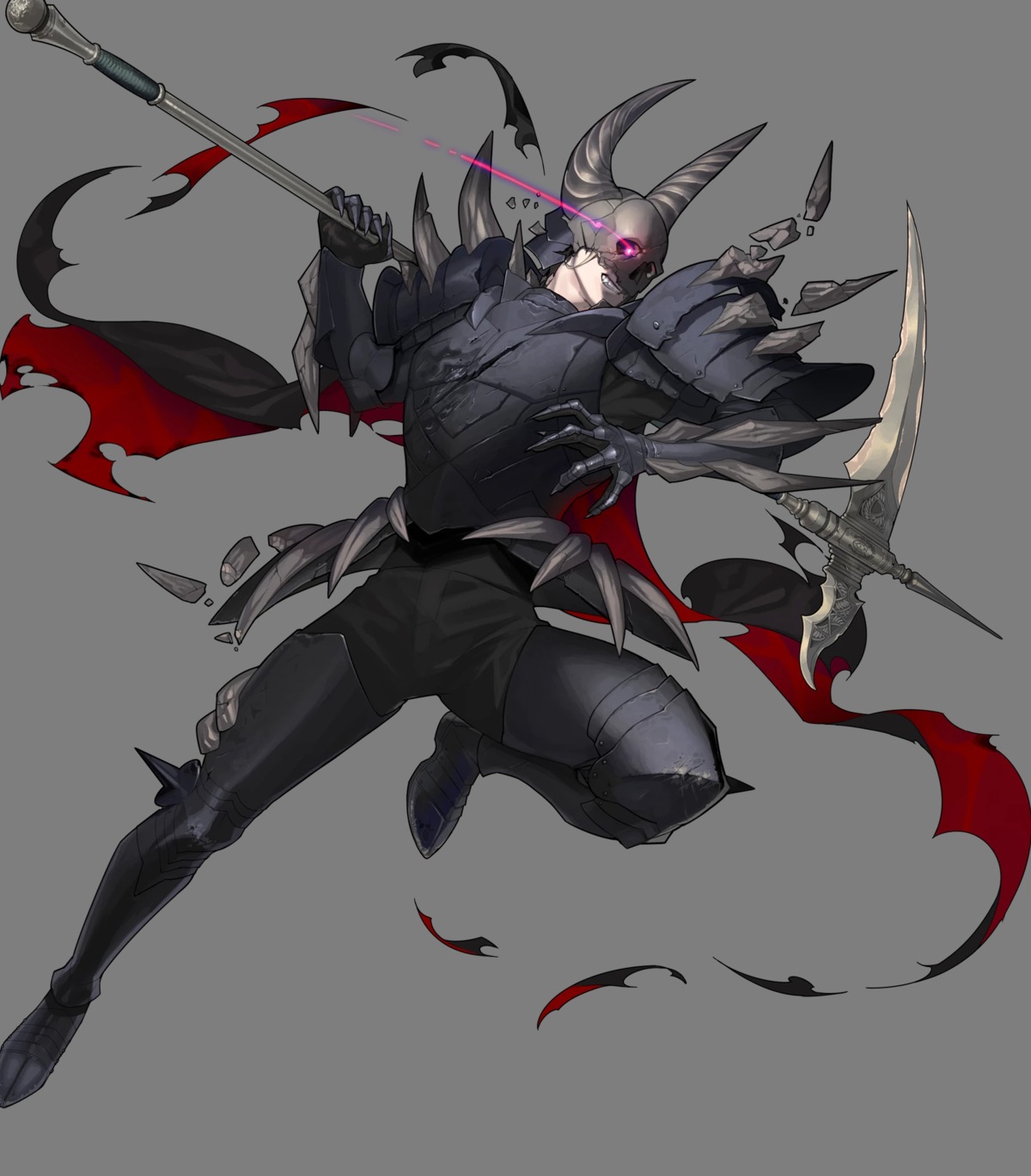 armor, death_knight, fire_emblem, fire_emblem_heroes, fire_emblem_three_houses, horns, nintendo, torn_clothes
