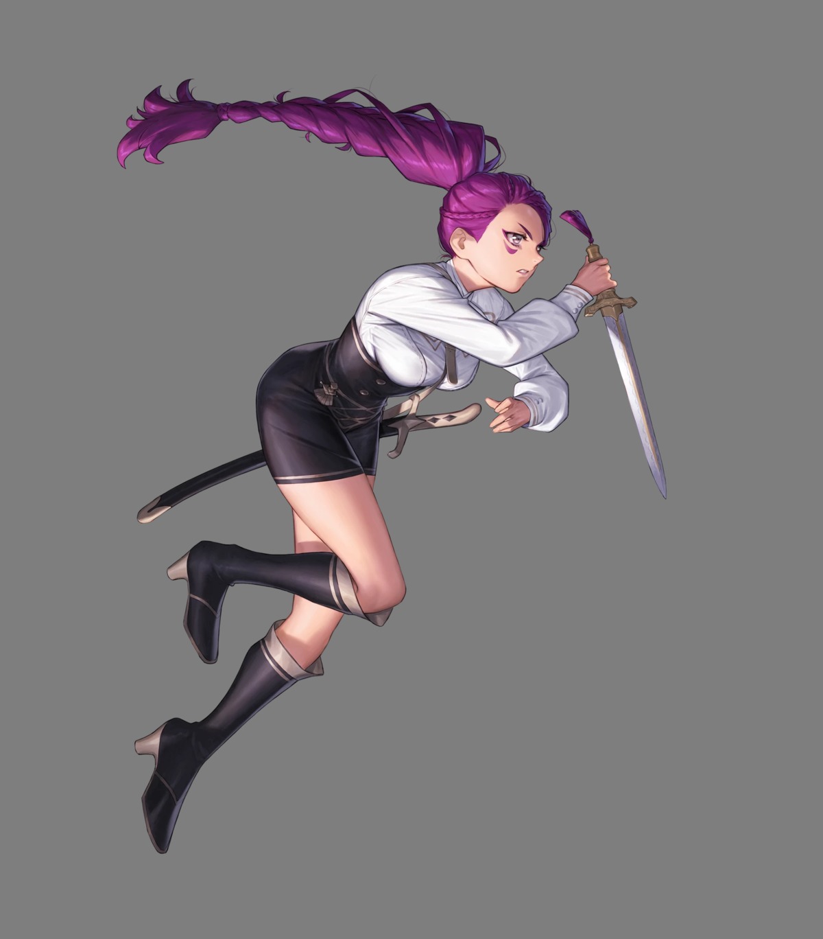 azusa, fire_emblem, fire_emblem_heroes, fire_emblem_three_houses, heels, nintendo, petra_(fire_emblem), sword