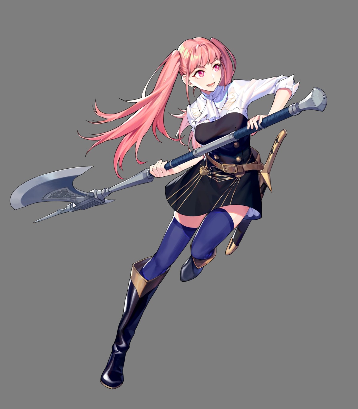 fire_emblem, fire_emblem_heroes, fire_emblem_three_houses, hilda_valentine_goneril, nintendo, noy, sword, thighhighs
