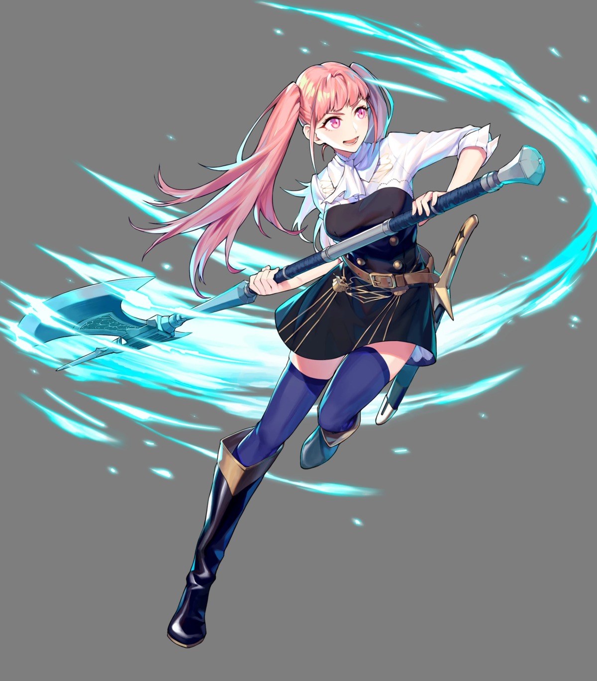 fire_emblem, fire_emblem_heroes, fire_emblem_three_houses, hilda_valentine_goneril, nintendo, noy, sword, thighhighs