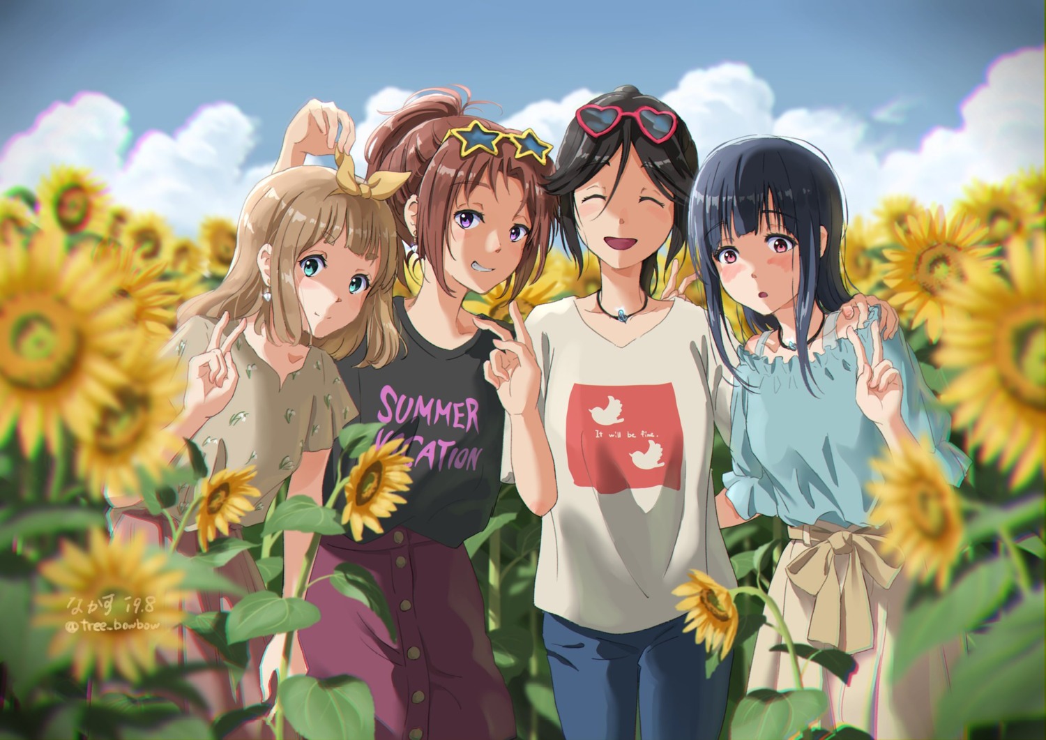 hibike!_euphonium, kasaki_nozomi, liz_to_aoi_tori, megane, nakagawa_natsuki, tree_bowbow, yoroizuka_mizore, yoshikawa_yuuko