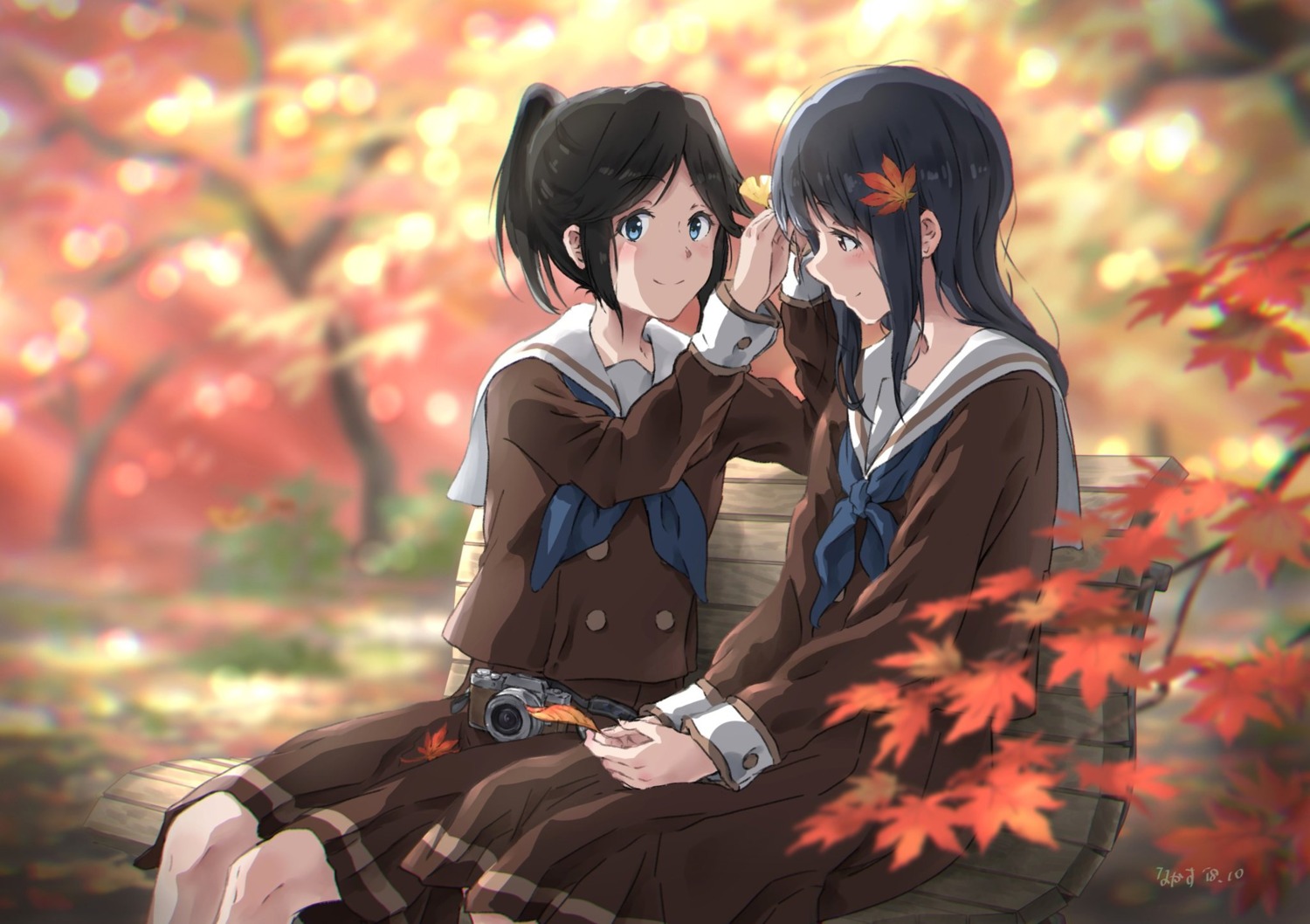 hibike!_euphonium, kasaki_nozomi, liz_to_aoi_tori, nakagawa_natsuki, seifuku, tree_bowbow, yoroizuka_mizore, yoshikawa_yuuko
