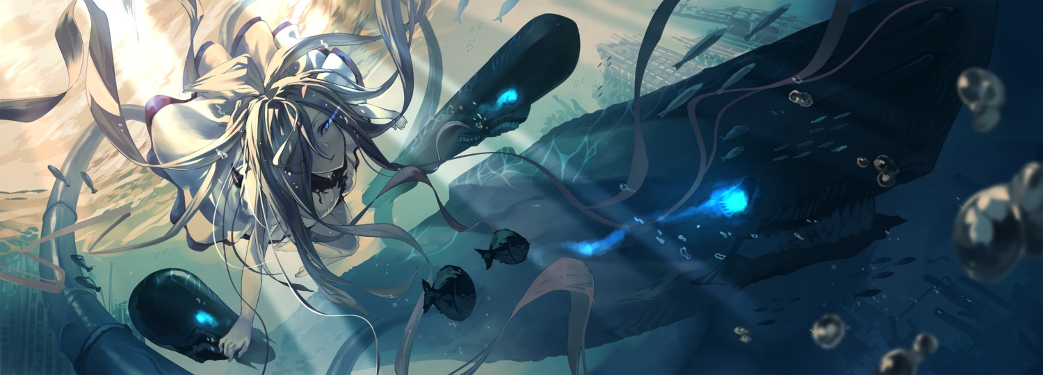dress, fujita_(condor), kantai_collection, submarine_hime