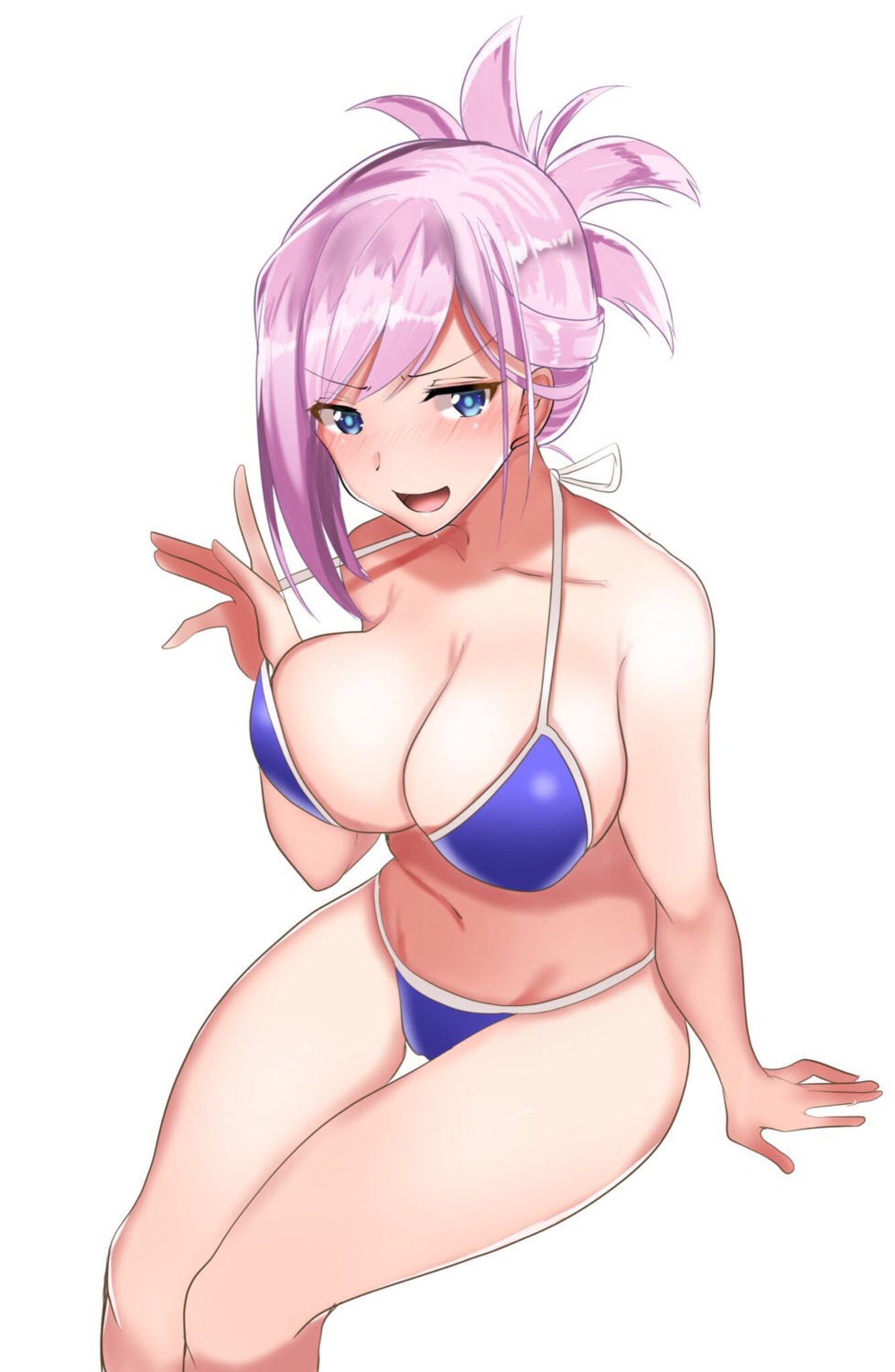 abi_(abimel10), bikini, cleavage, fate/grand_order, miyamoto_musashi_(fate), swimsuits