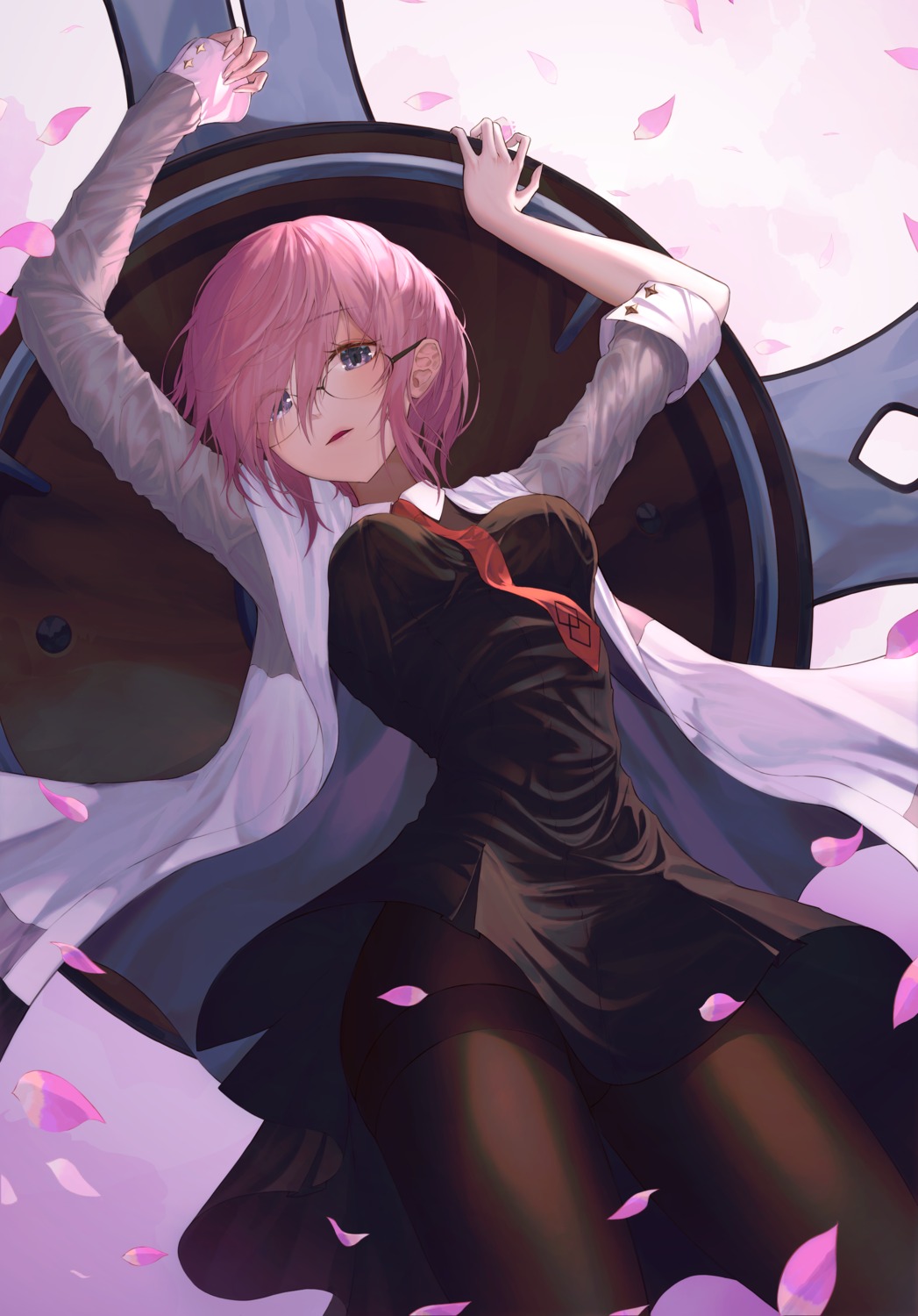 fate/grand_order, mash_kyrielight, megane, pantyhose, xeonomi