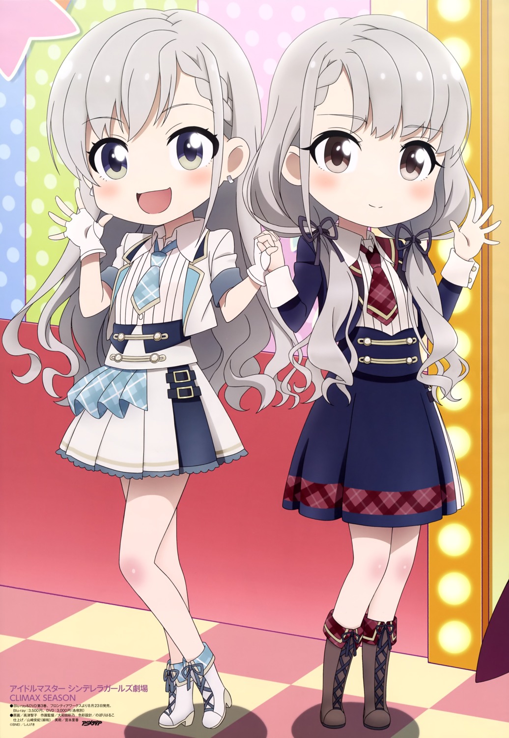 chibi, heels, hisakawa_hayate, hisakawa_nagi, takatsu_tomoko, the_idolm@ster, the_idolm@ster_cinderella_girls