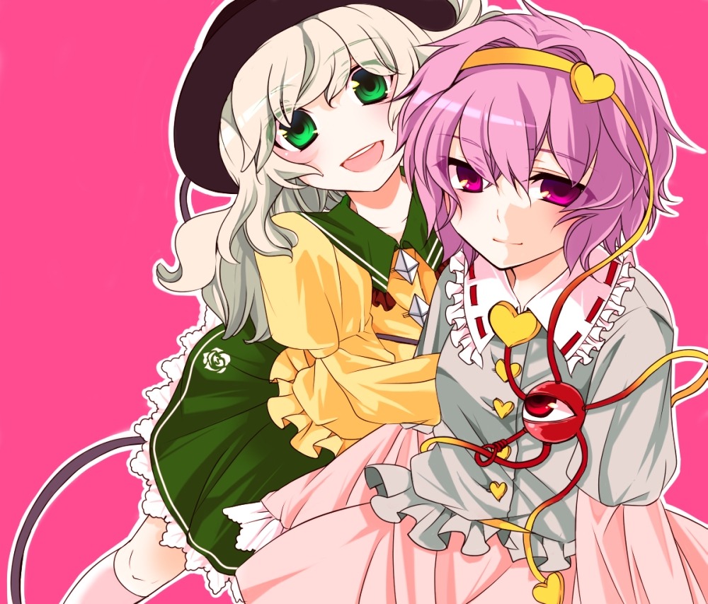 komeiji_koishi, komeiji_satori, n-mix, touhou
