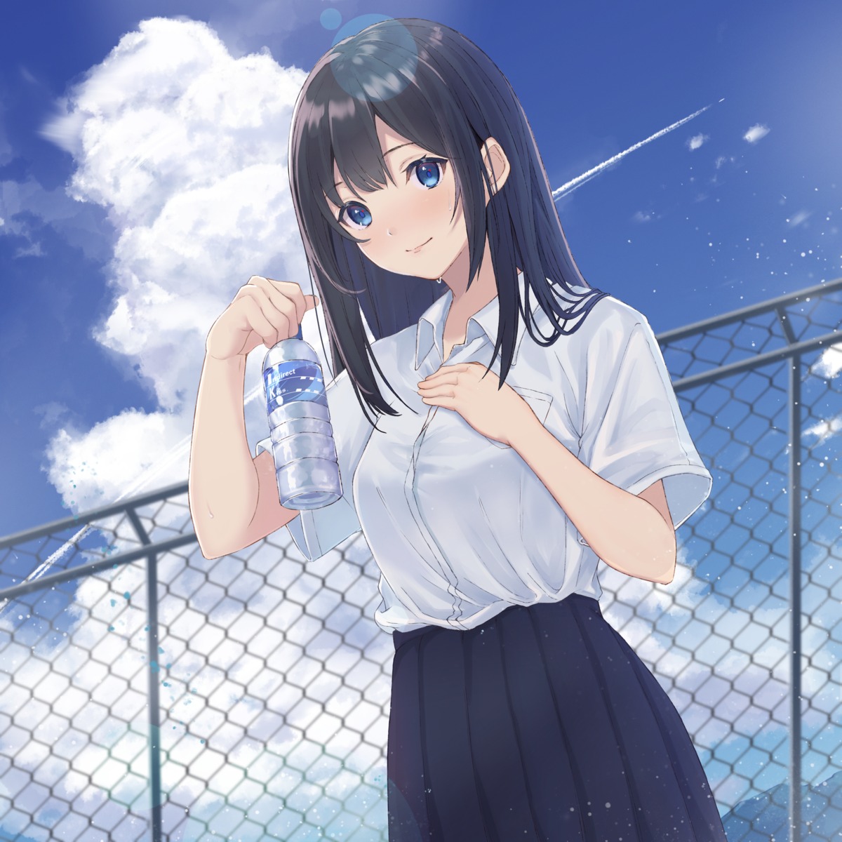 breast_hold, graffy_boring, seifuku