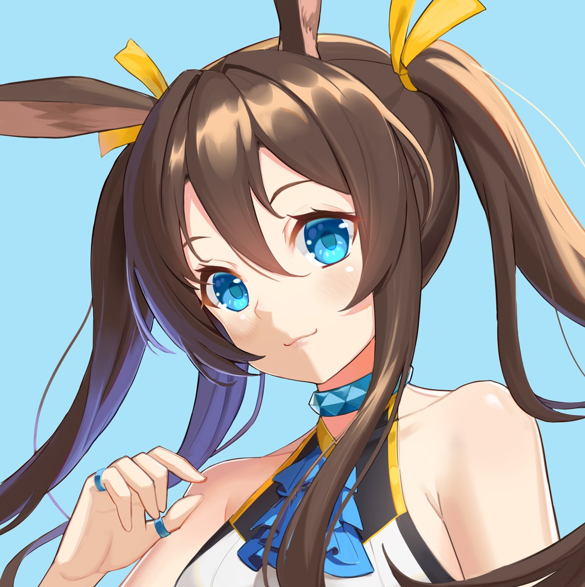 amiya_(arknights), animal_ears, arknights, bunny_ears, muji_(majunduo)