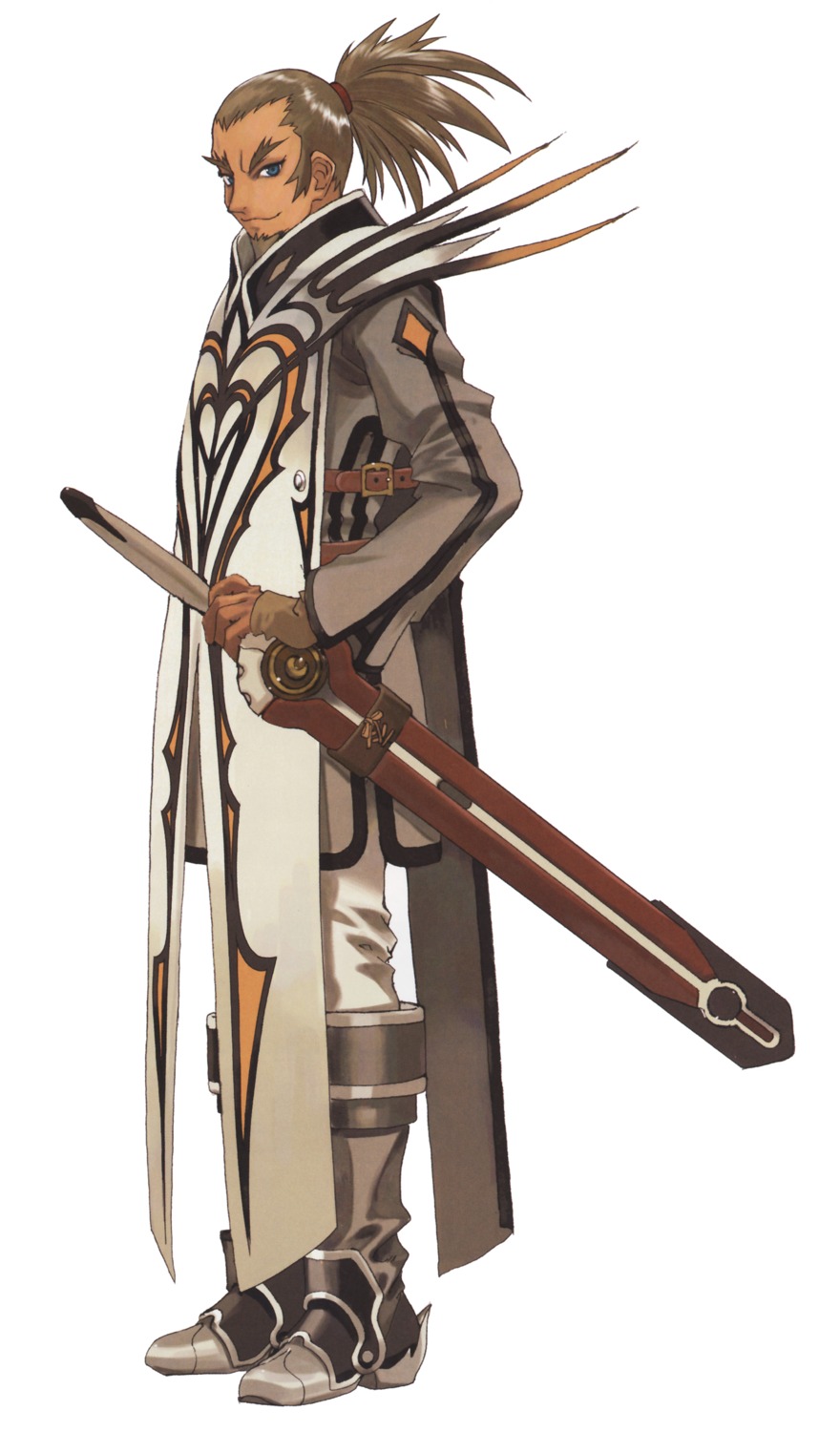 armor, fujishima_kousuke, male, robe, sword, tales_of, tales_of_the_abyss, van_grants