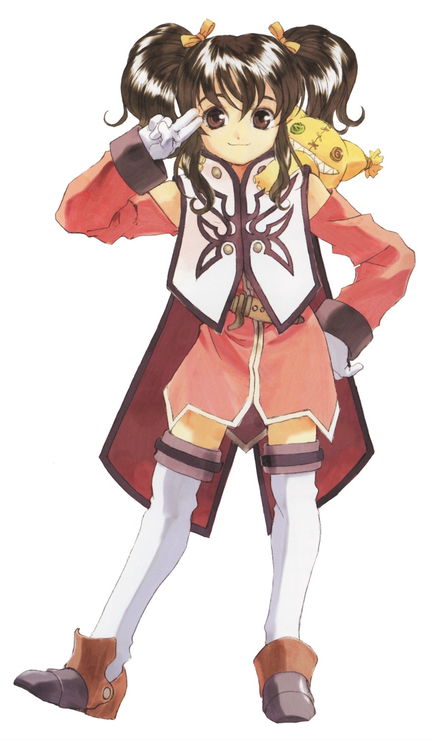 anise_tatlin, dress, fujishima_kousuke, tales_of, tales_of_the_abyss, thighhighs