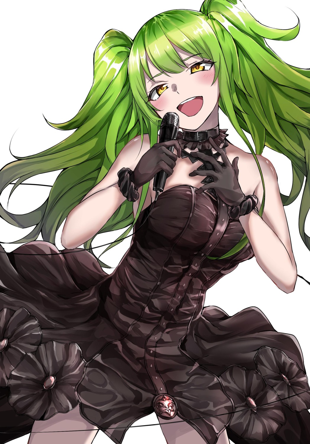 dress, girls_frontline, m950a_(girls_frontline), skirt_lift, tete3873