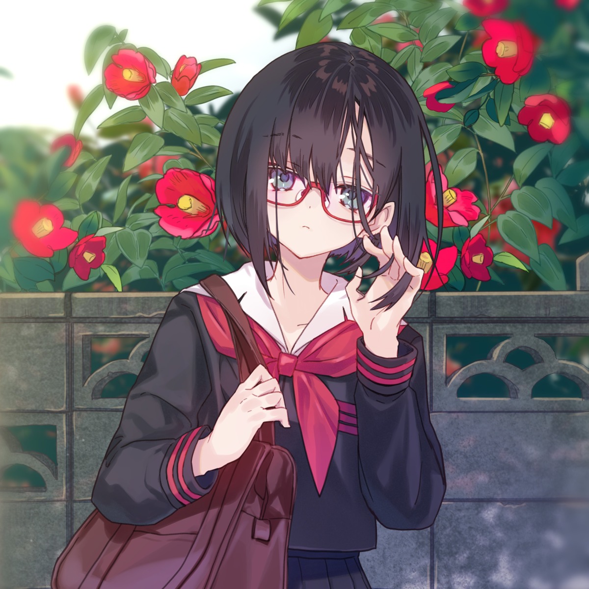 megane, miyoshino, seifuku