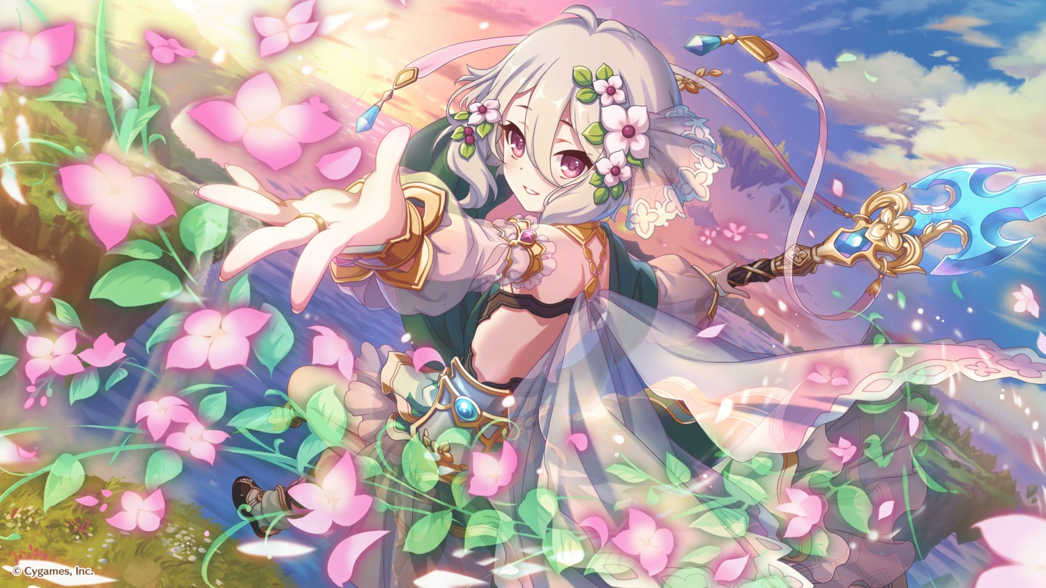 cygames, kokkoro, princess_connect!, princess_connect!_re:dive, see_through, tagme, weapon