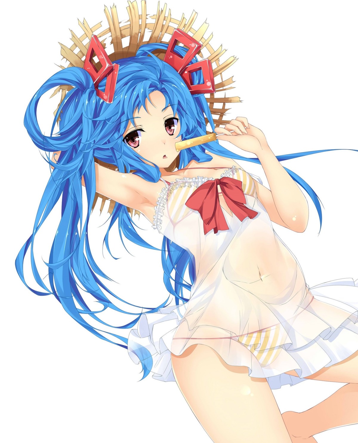 beatmania, beatmania_iidx, bemani, bikini, dress, maud, see_through, summer_dress, swimsuits, tries_toriaezu