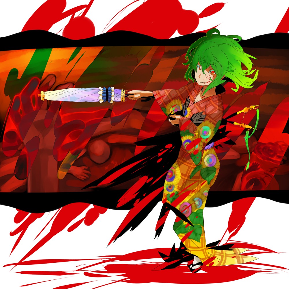 japanese_clothes, kazami_yuuka, lieutenant_dan, touhou
