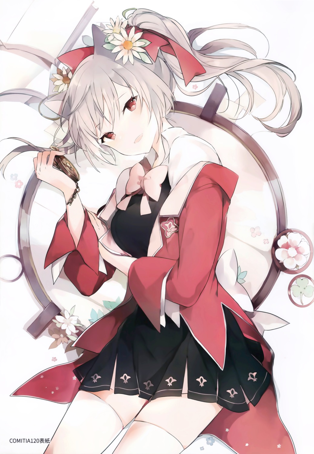 animal_ears, lpip, nekomimi, seifuku, sweetstar, thighhighs