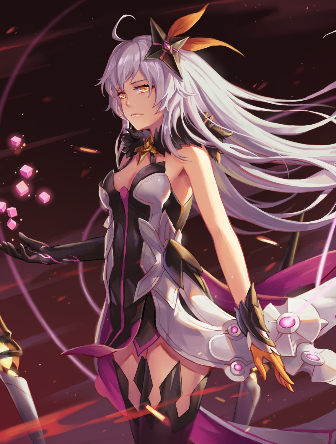 benghuai_xueyuan, cleavage, honkai_impact, kiana_kaslana, mool_yueguang, thighhighs