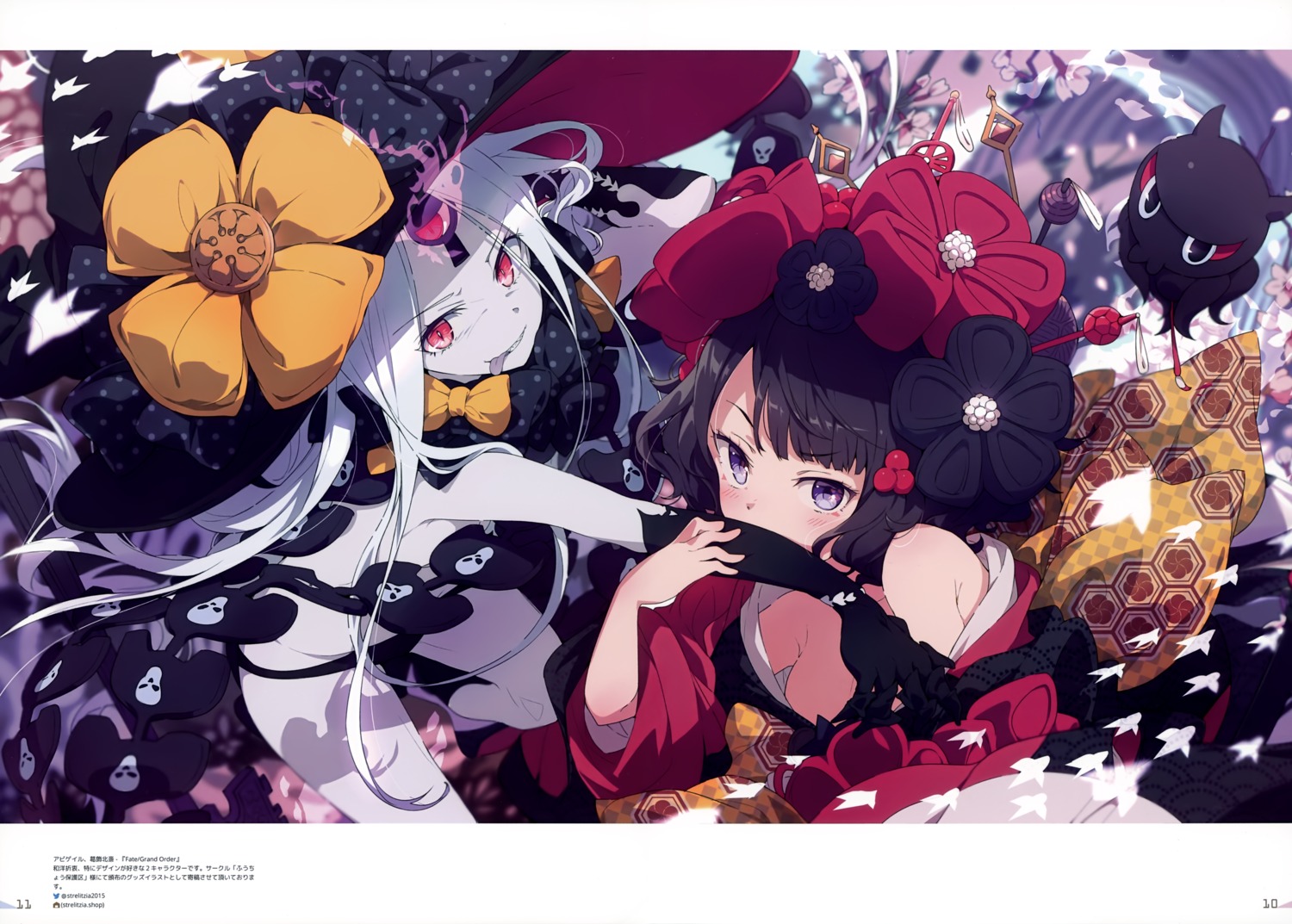 abigail_williams_(fate), fate/grand_order, imo_musume, katsushika_hokusai_(fate), ogipote