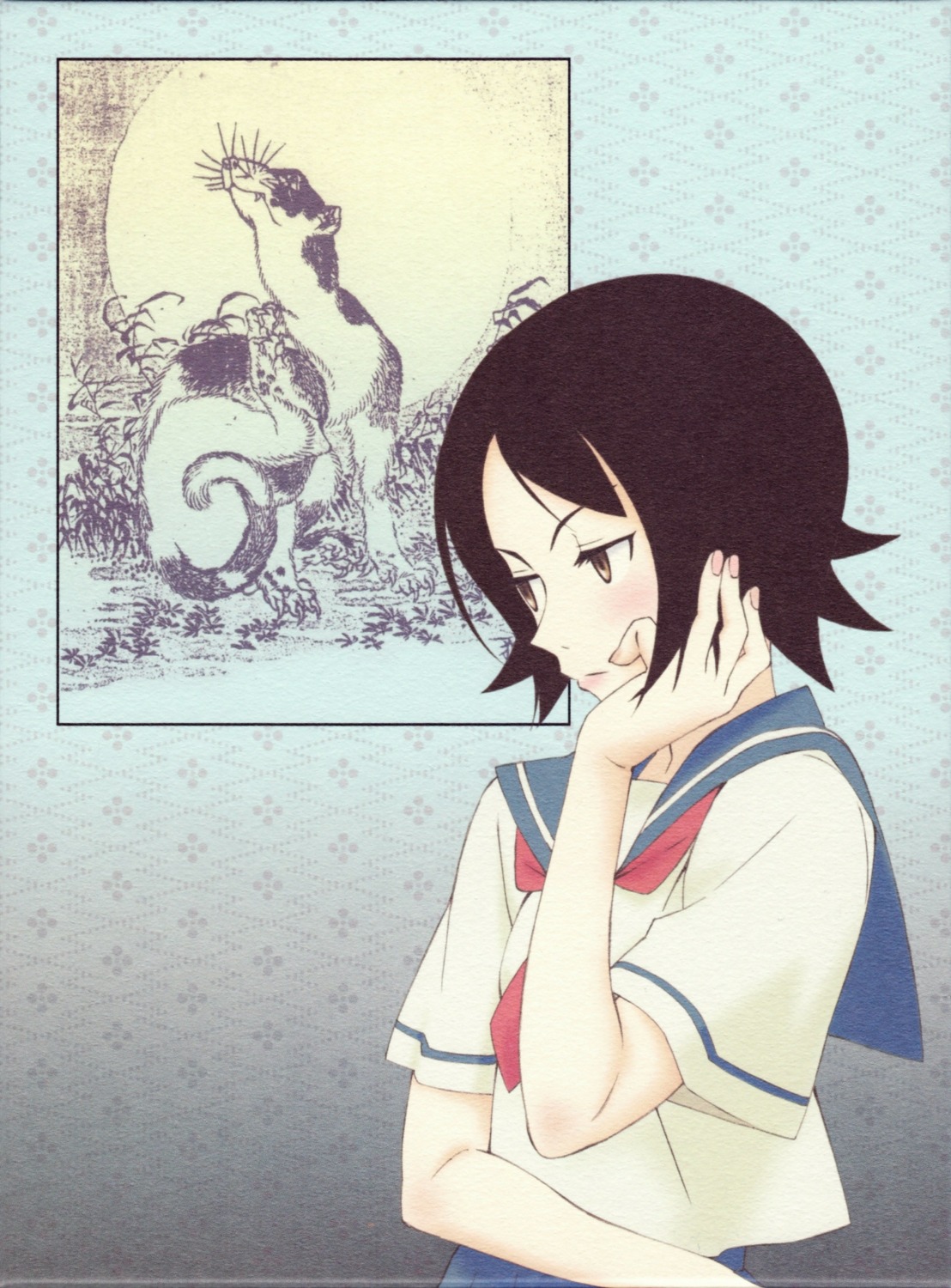 hito_nami, kumeta_kouji, sayonara_zetsubou_sensei, seifuku