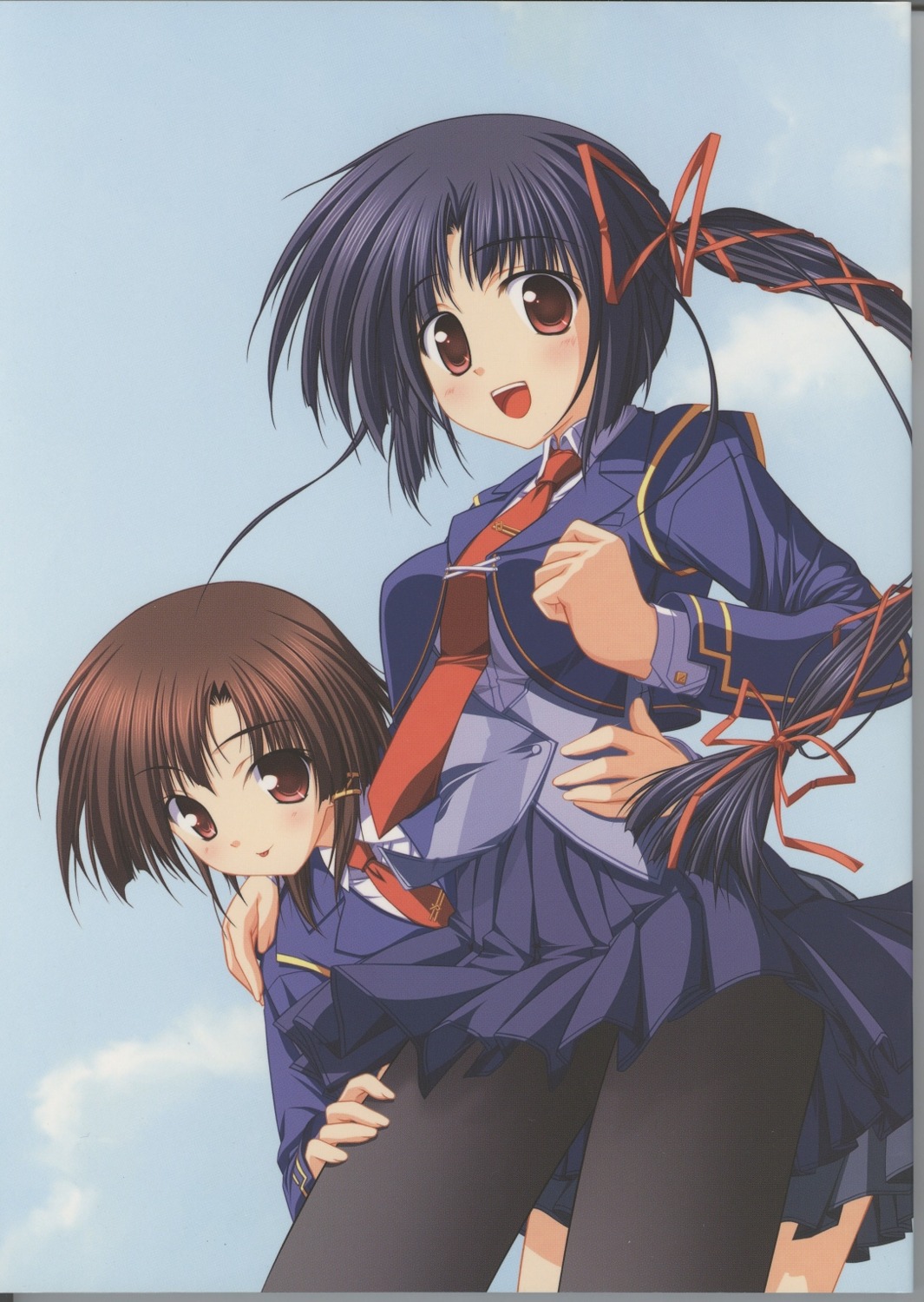 akiiro_renka, nanjou_ibuki, niiyama_aoi, pantyhose, seifuku, tsukimori_hiro