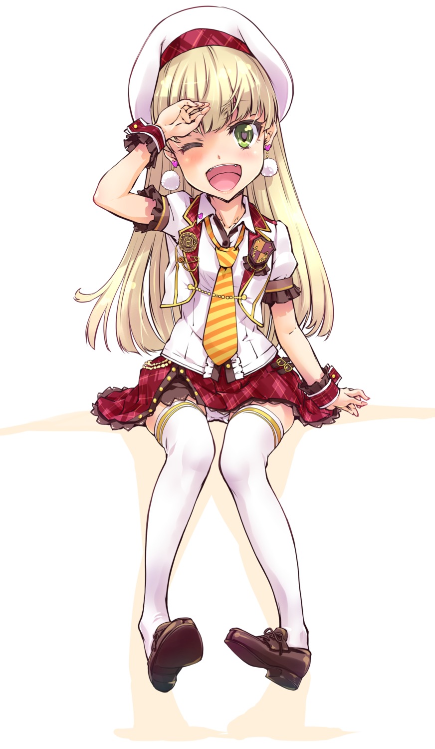 heels, jougasaki_rika, pantsu, suzuki24, the_idolm@ster, the_idolm@ster_cinderella_girls, thighhighs