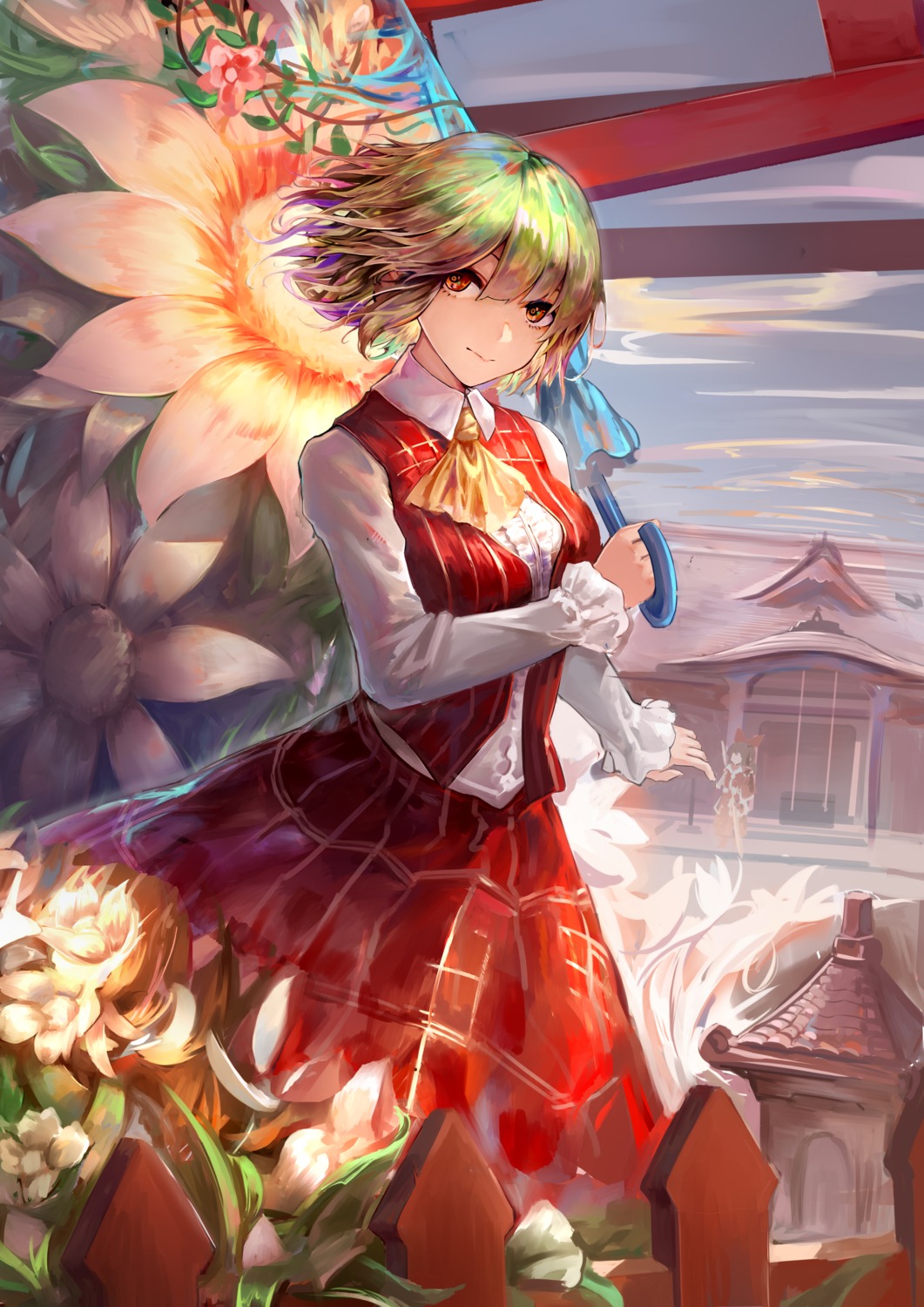 hei_xue, kazami_yuuka, touhou