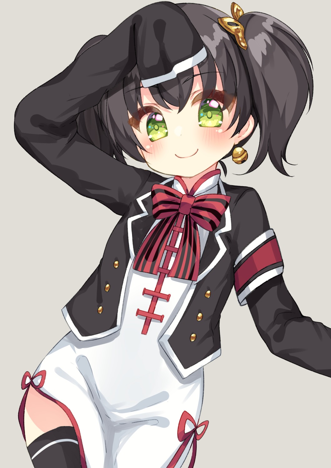 chinadress, kishuku_gakkou_no_juliet, seifuku, suzu_(minagi), thighhighs, wang_kochou