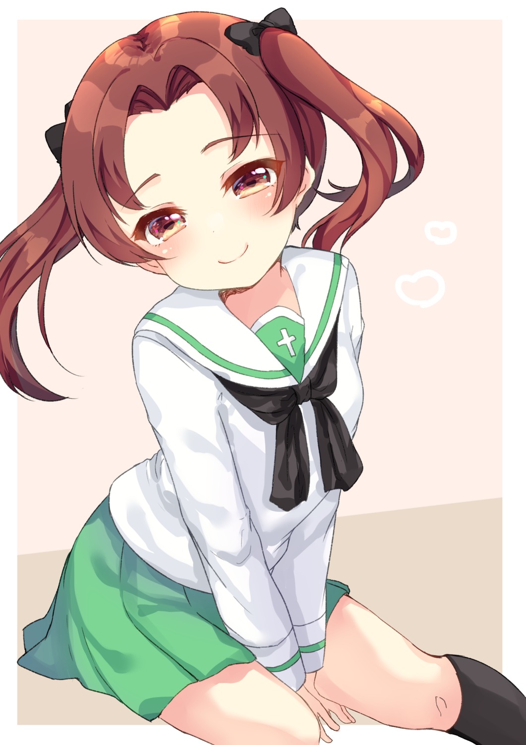 girls_und_panzer, kadotani_anzu, seifuku, suzu_(minagi)