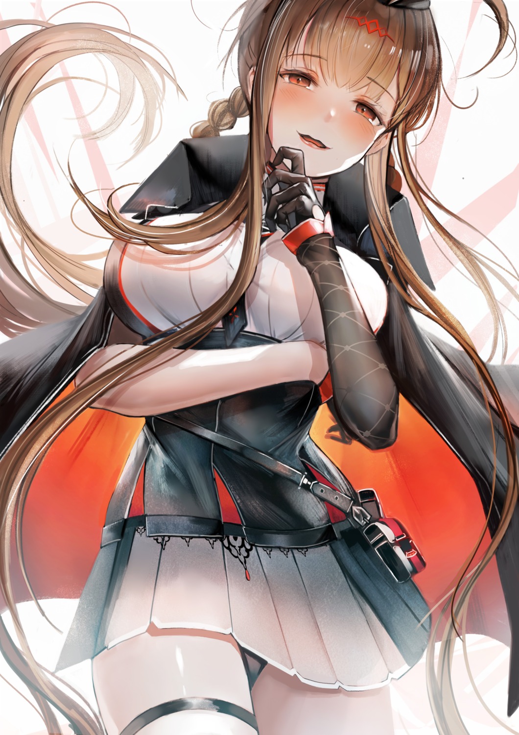breast_hold, dsr-50_(girls_frontline), garter, girls_frontline, pantsu, parayang