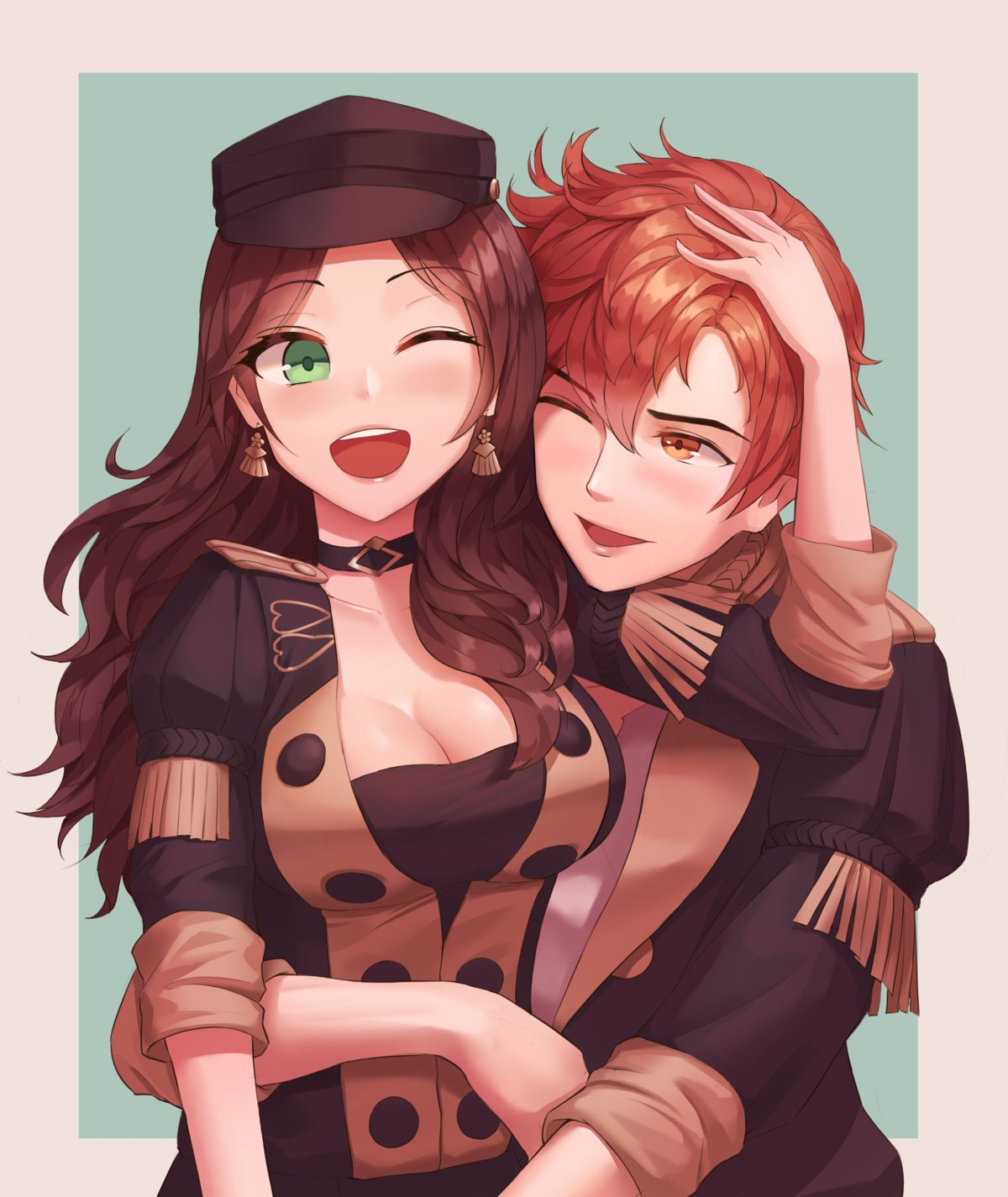 awan0918, cleavage, dorothea_arnault, fire_emblem, fire_emblem_three_houses, sylvain