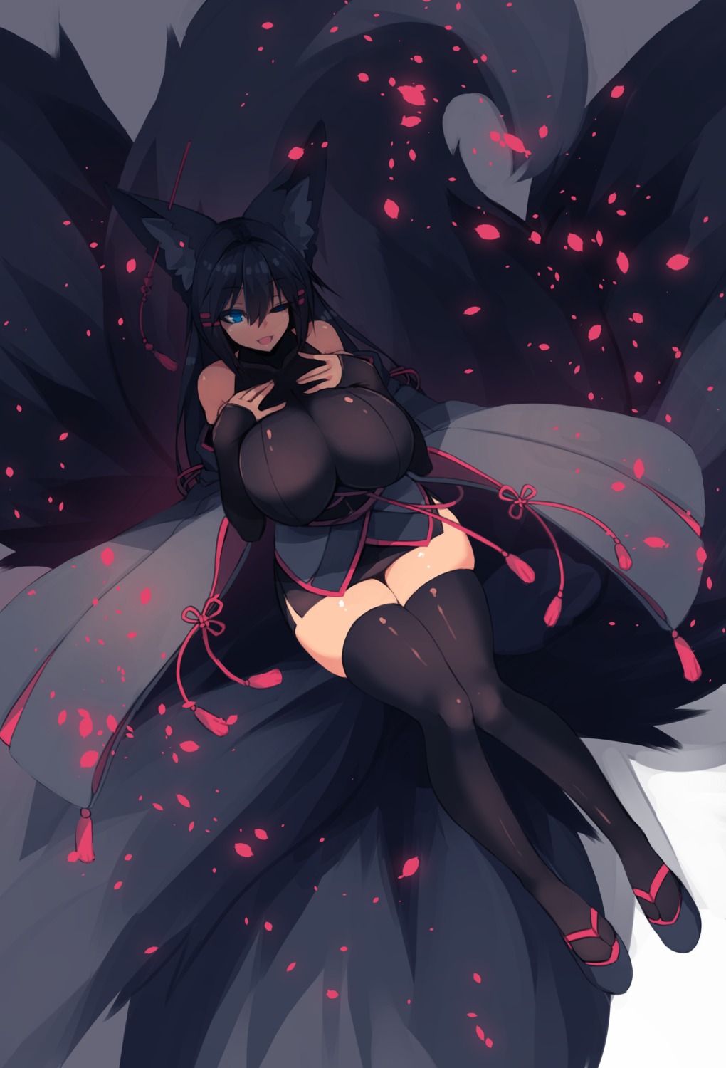 animal_ears, kiri_(sub-res), kitsune, sub-res, tail, thighhighs