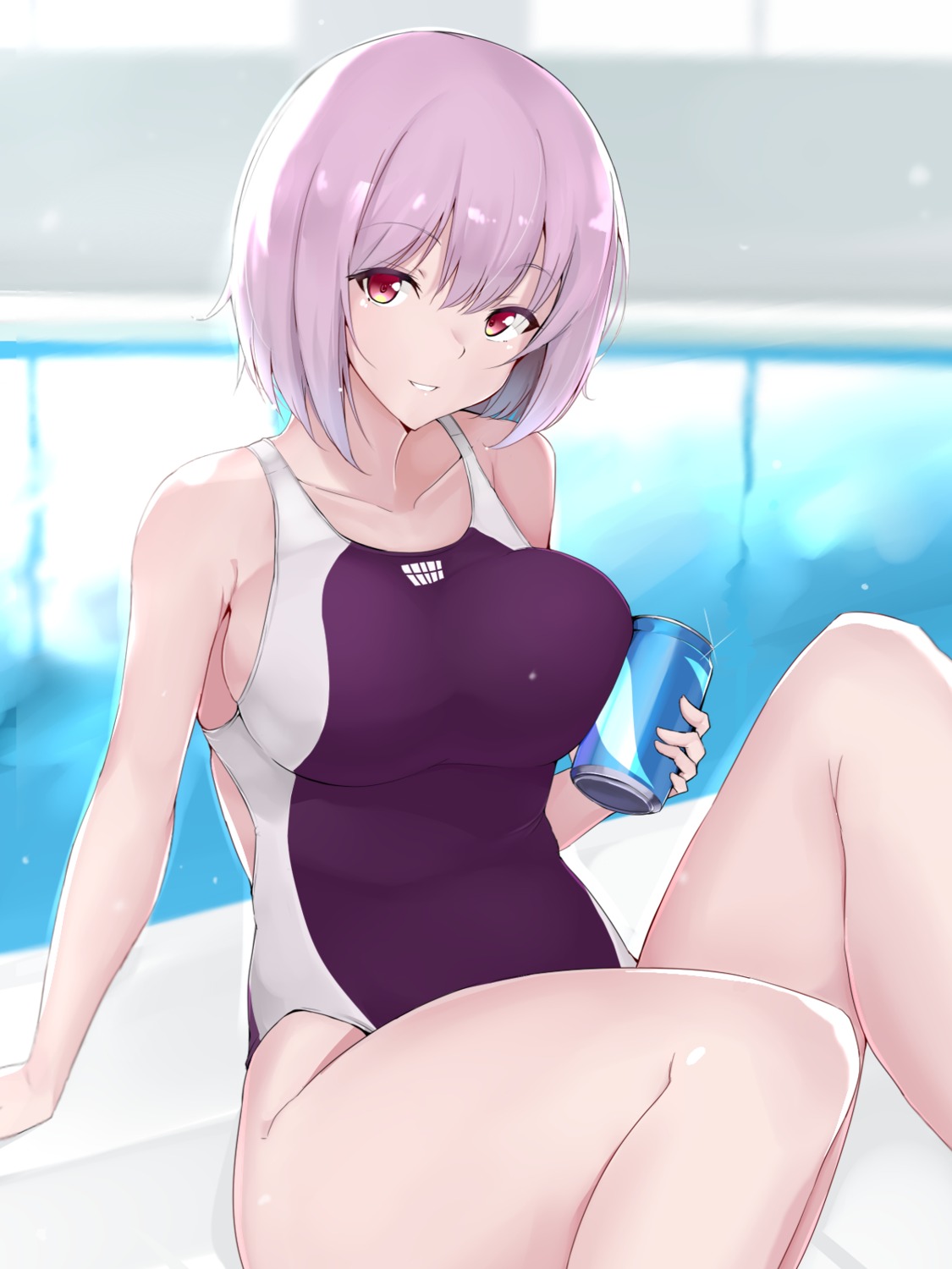 breast_hold, gridman_universe, maruya1006, shinjou_akane, ssss.gridman, swimsuits