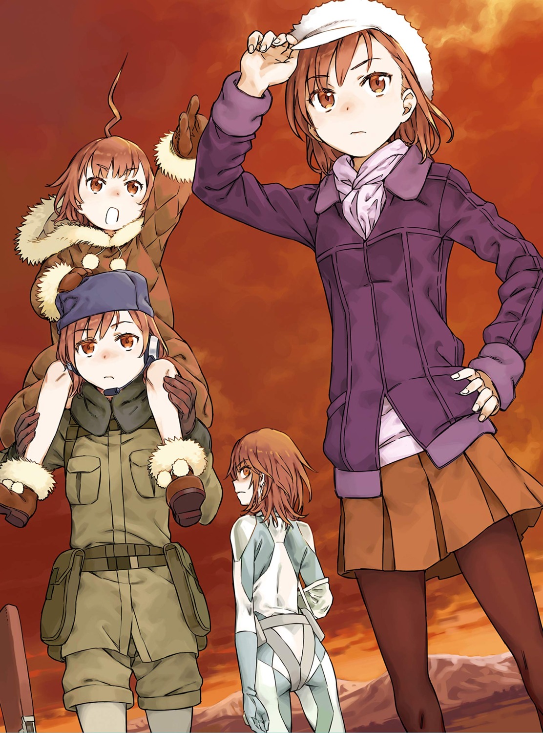 ass, bodysuit, haimura_kiyotaka, headphones, jpeg_artifacts, last_order, misaka_imouto, misaka_mikoto