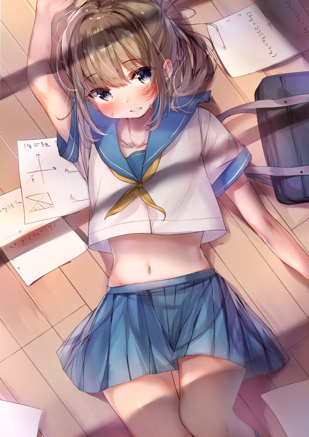 mochi_nabe, see_through, seifuku