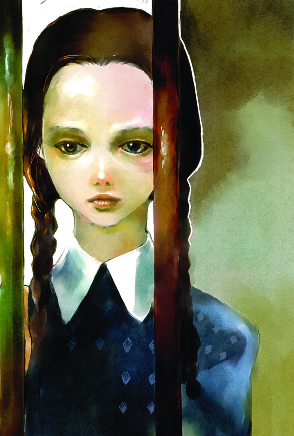 addams_family, dress, okazaki_takeshi, wednesday_addams