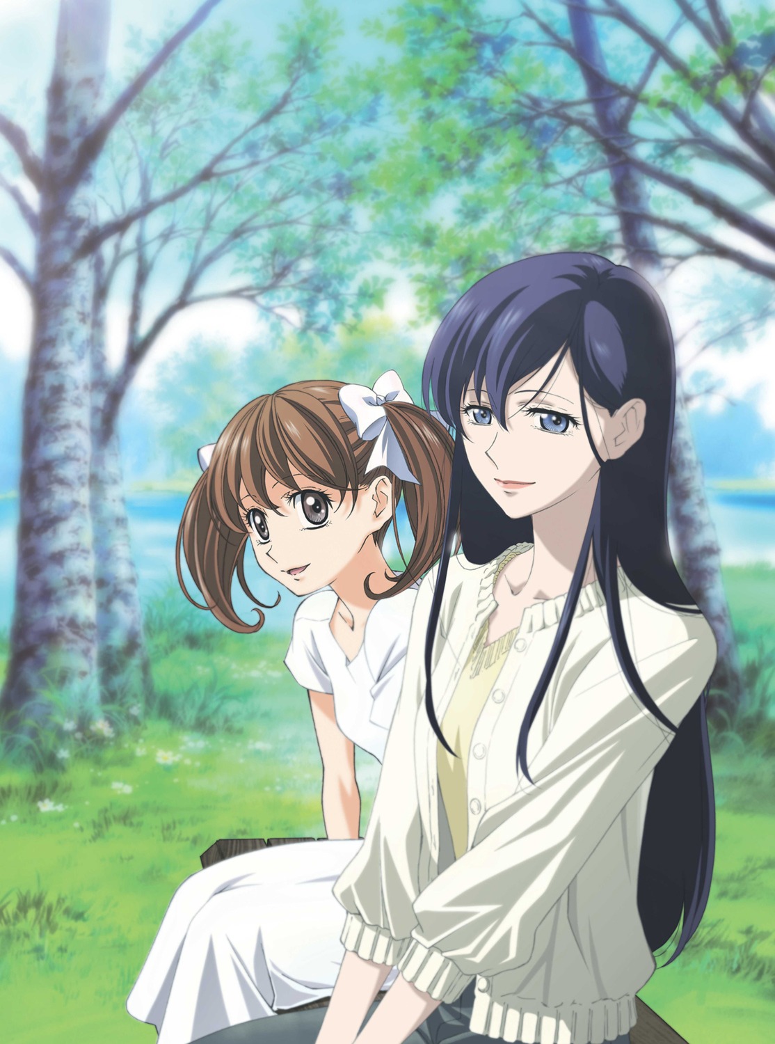 dress, fukuzawa_yumi, maria-sama_ga_miteru, matsushima_akira, ogasawara_sachiko, summer_dress, sweater