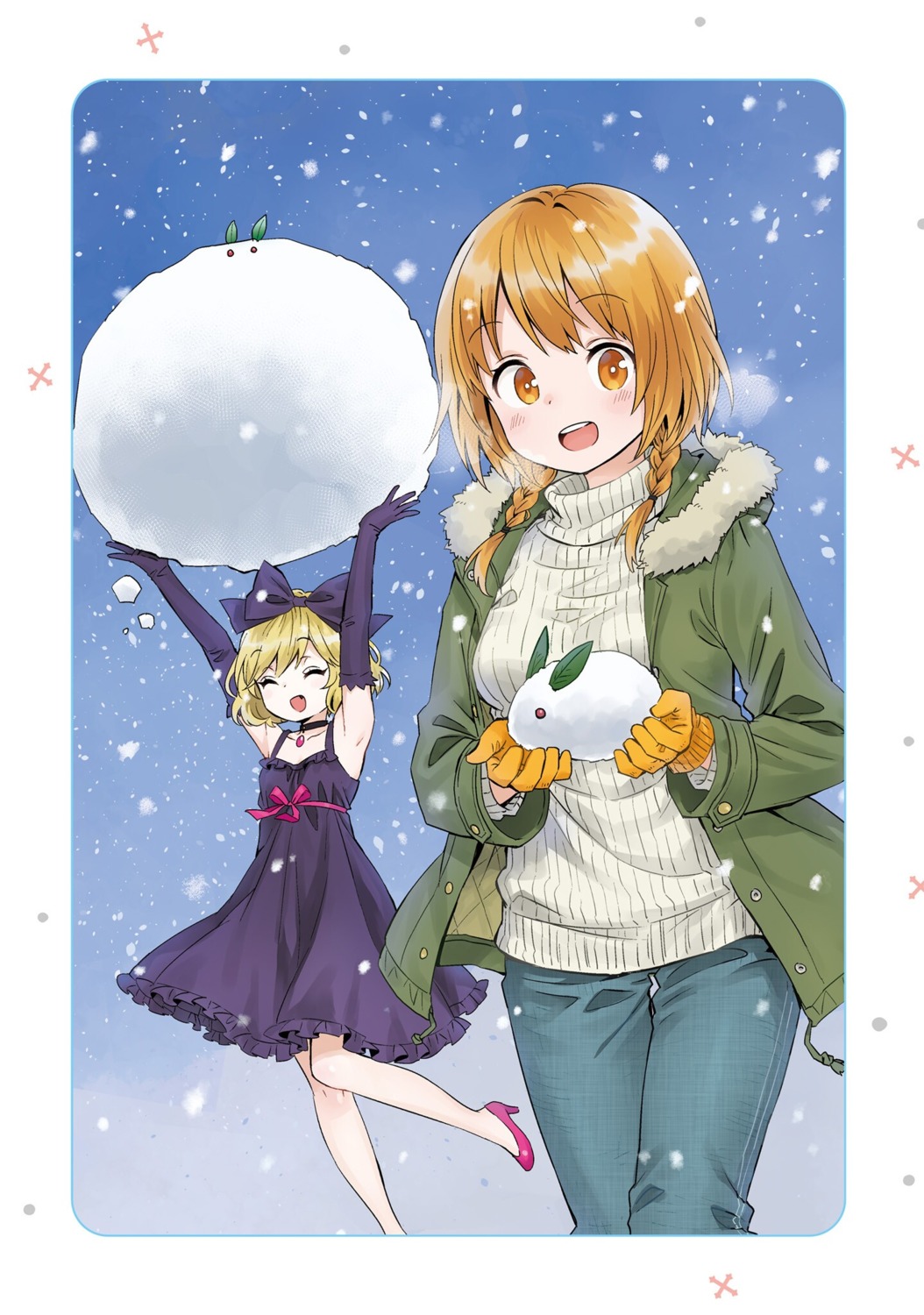 amatou111, dress, elly_(tonari_no_kyuuketsuki-san), natsuki_hinata, tonari_no_kyuuketsuki-san