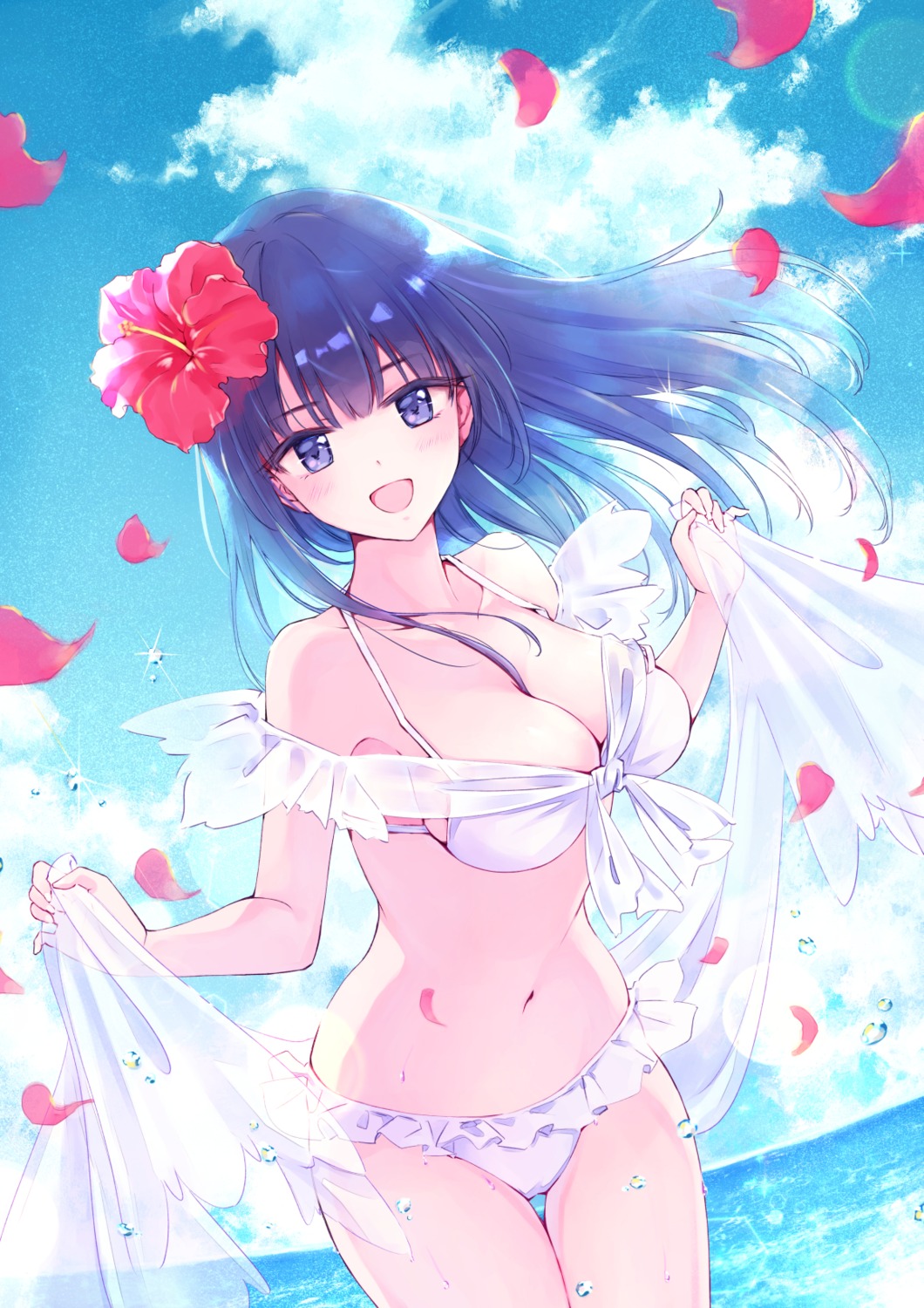 bikini, cleavage, nagidango, swimsuits
