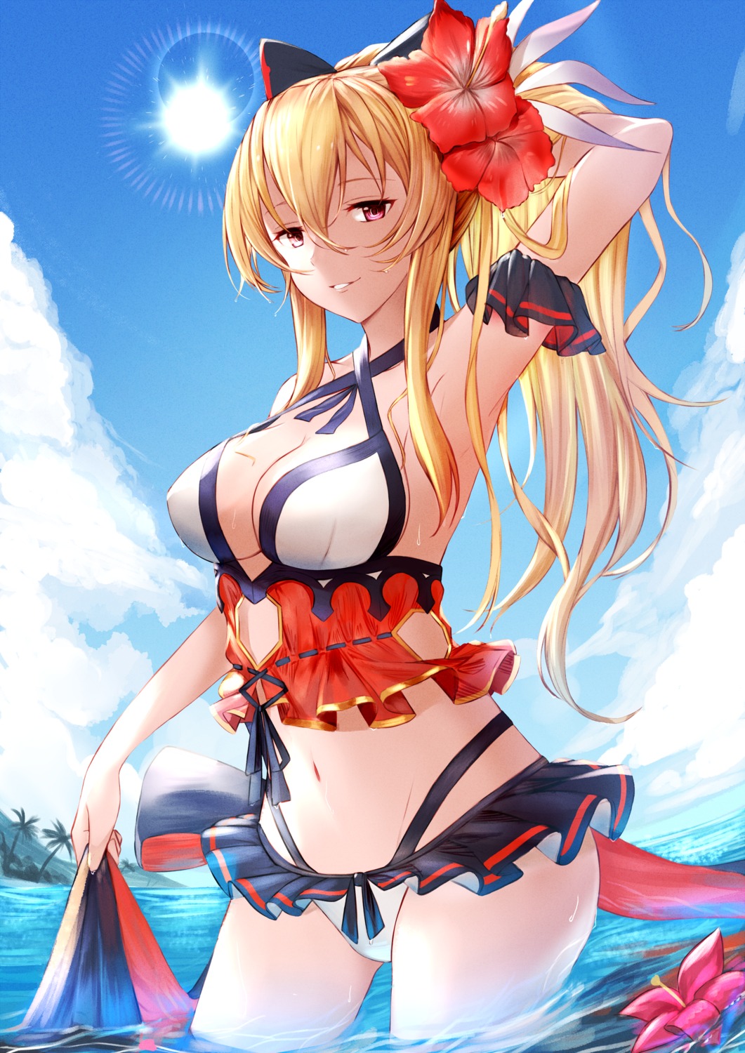 bikini, cleavage, granblue_fantasy, resuta, swimsuits, vira_(granblue_fantasy), wet