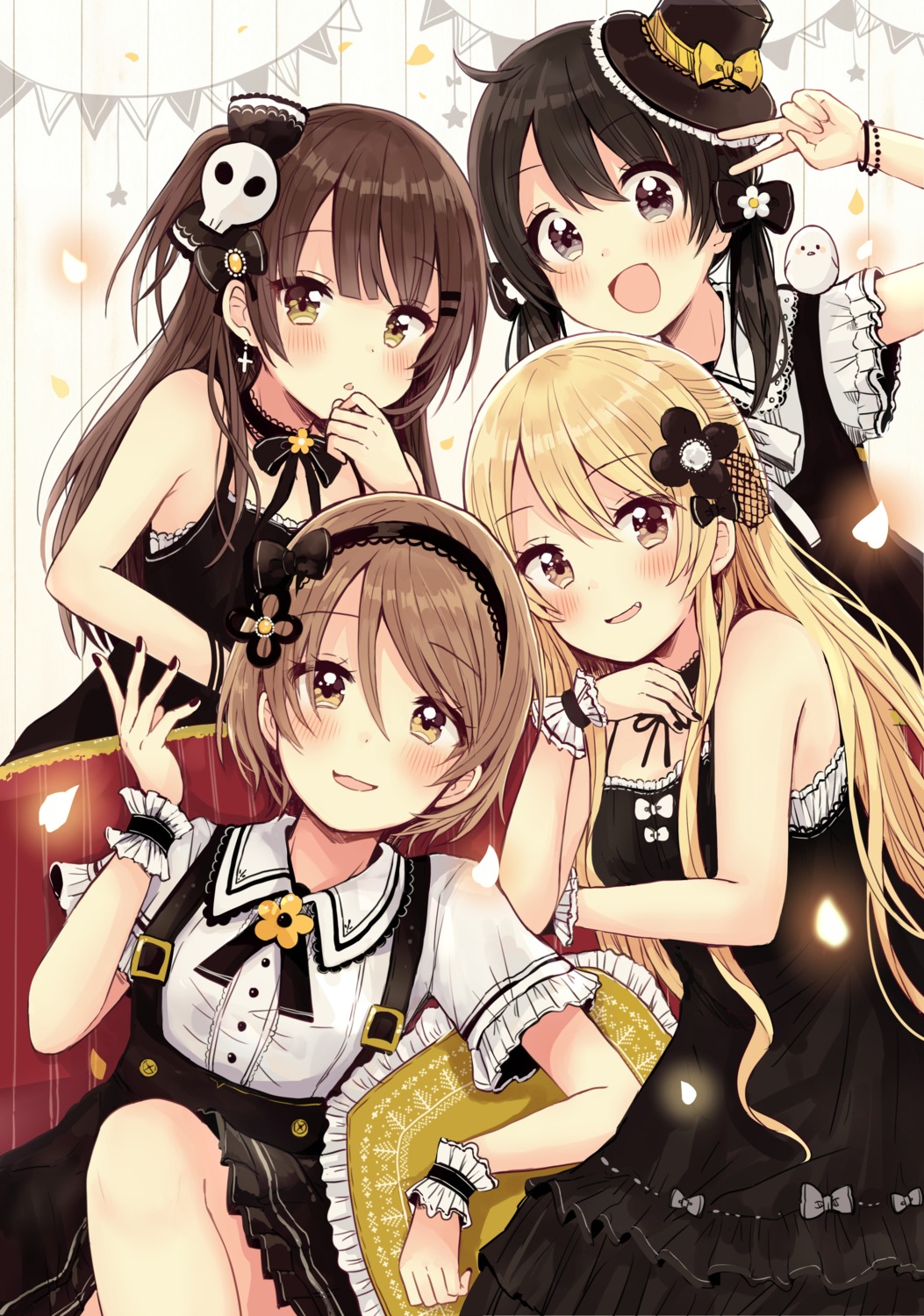 dress, gothic_lolita, higuchi_kaede_(swing!), lolita_fashion, miyasato_haruka, okamoto_natsuhi, sakura_oriko, swing!!